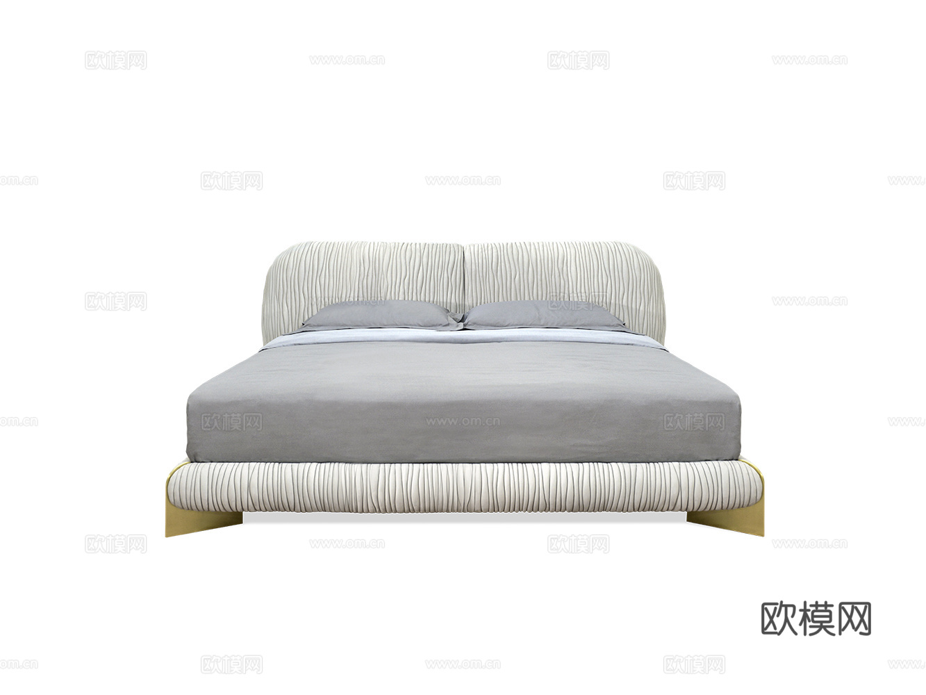 CORNELIO CAPPELLINI 意式双人床3d模型下载