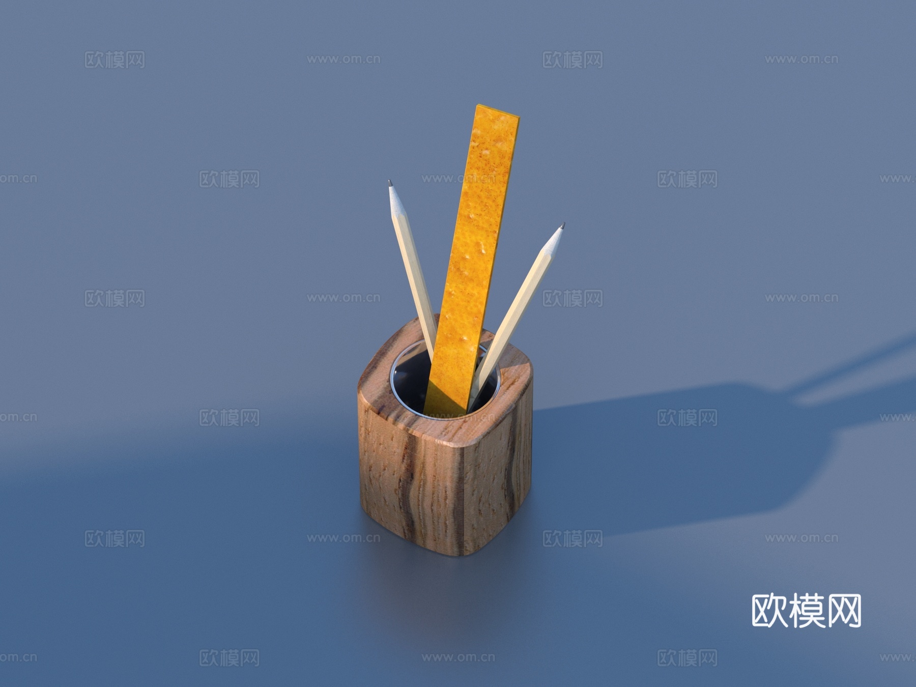笔筒 学习用品3d模型