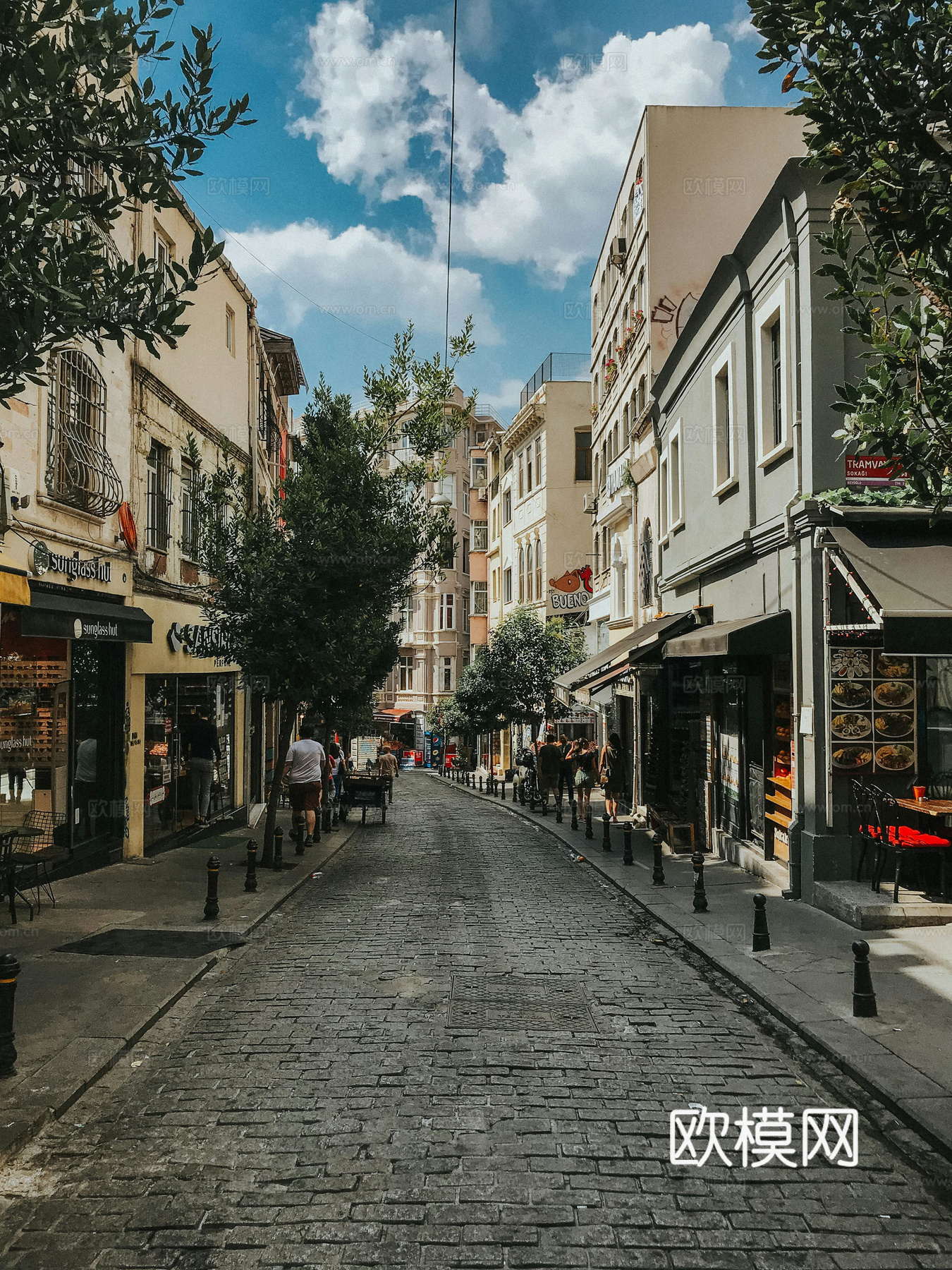 白天城市外景下载