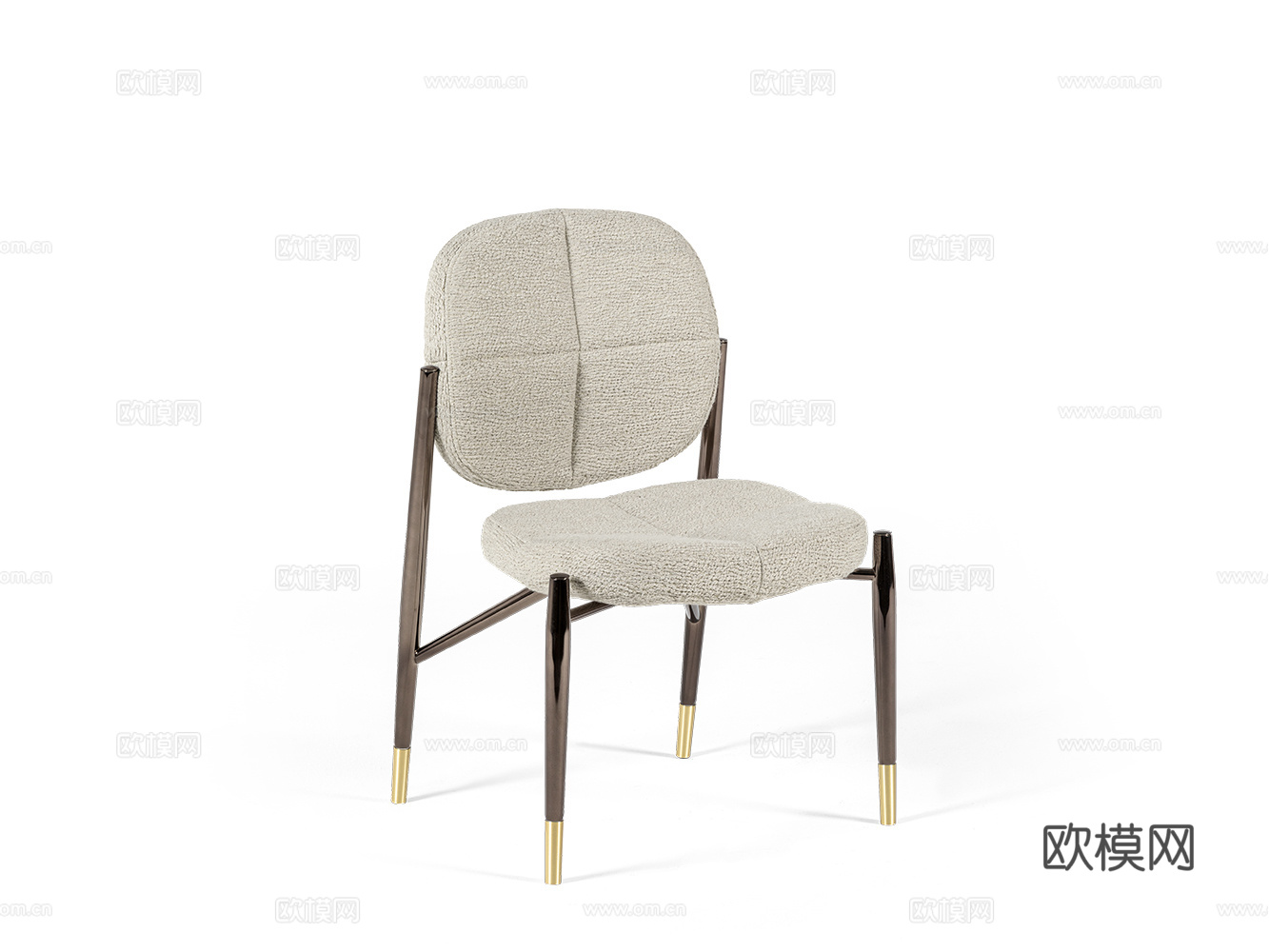 CORNELIO CAPPELLINI 意式餐椅3d模型下载（渲染图1）