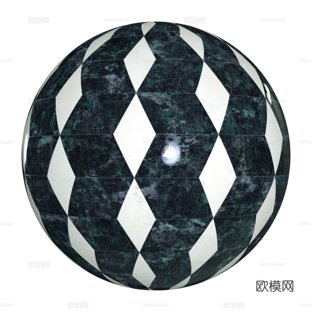 欧式 简欧 法式 无缝拼色拼花瓷砖地砖 PBR材质贴图 1k