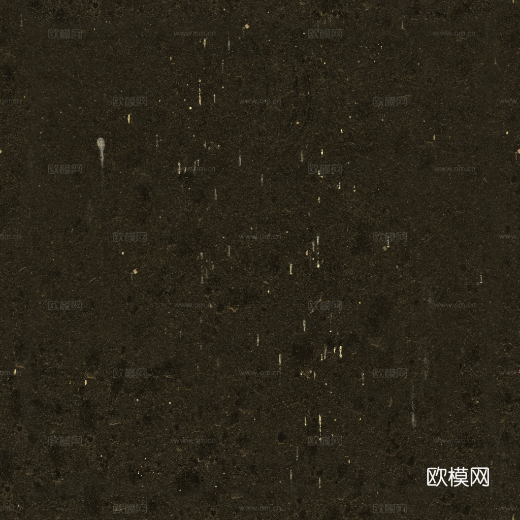 无缝黑色大理石 PBR材质贴图 1k