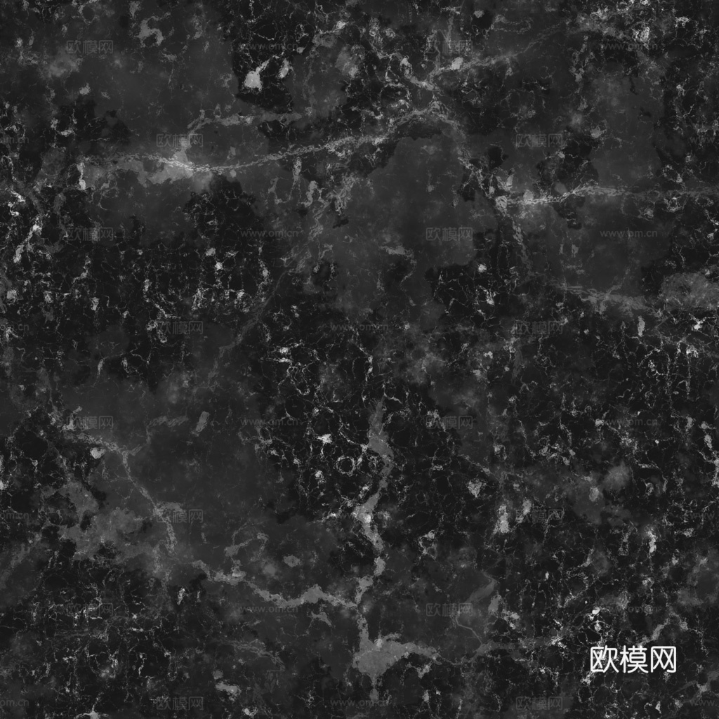 无缝天青色大理石 PBR材质贴图 1k