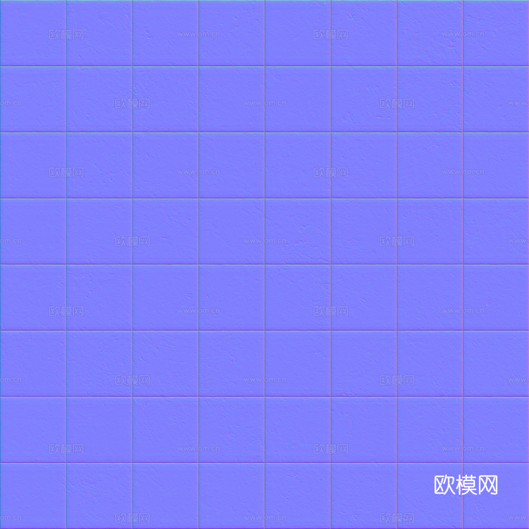 白色水磨石瓷砖地砖 PBR材质贴图 2k