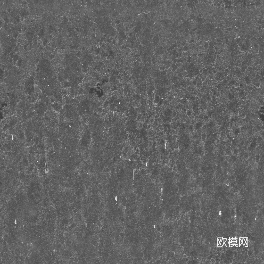 无缝黑色大理石 PBR材质贴图 1k