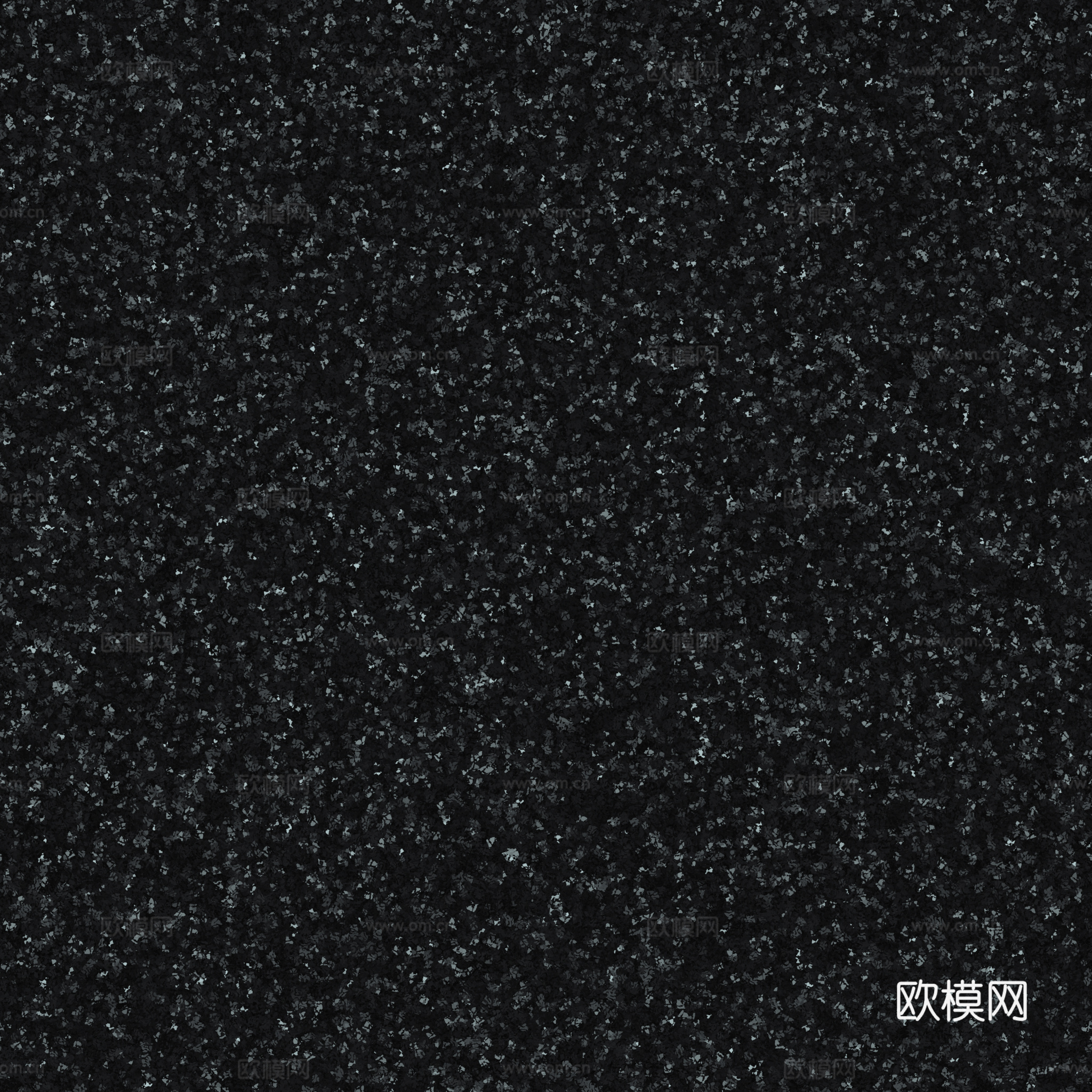 黑色橡胶 PBR材质贴图 2k
