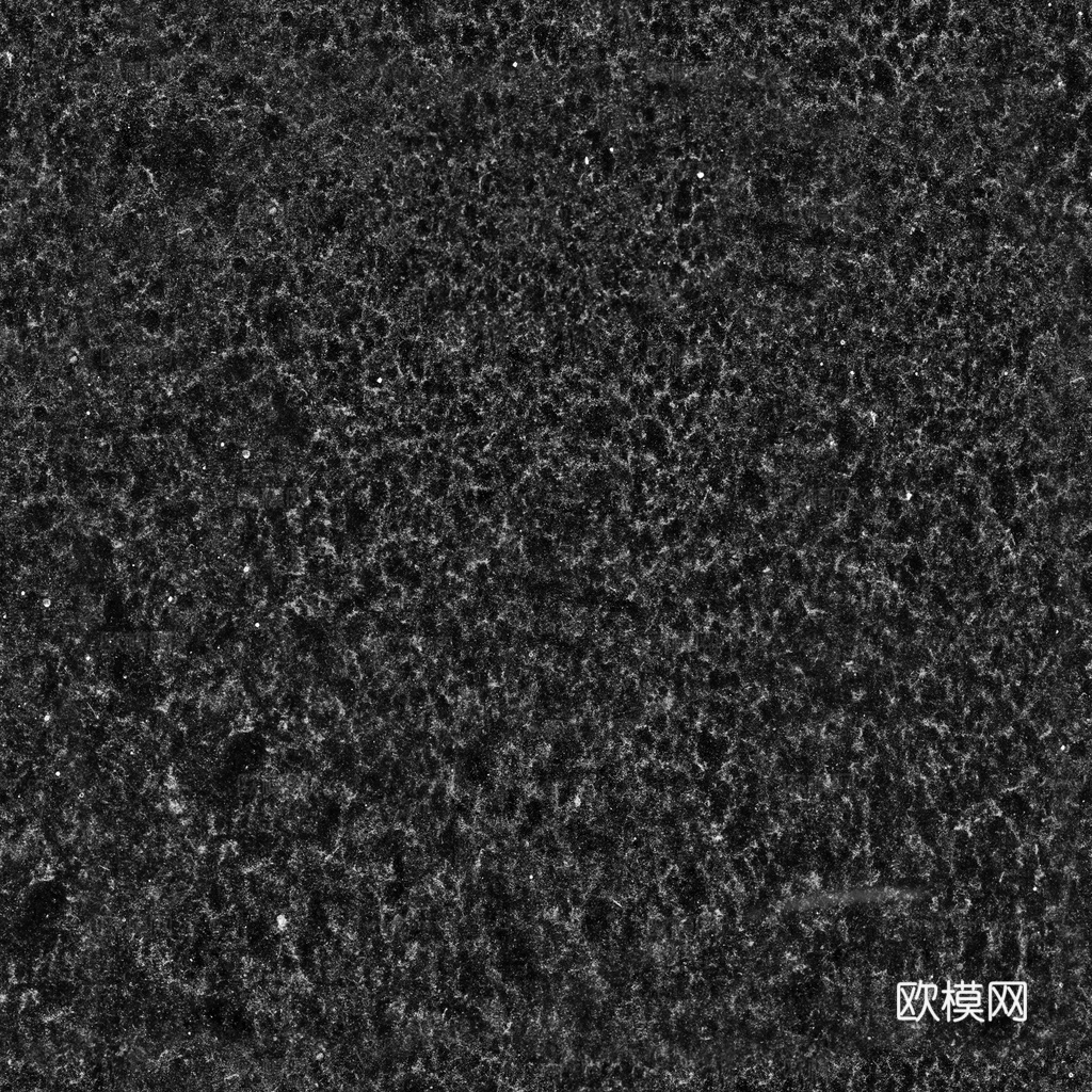 无缝黑色大理石 PBR材质贴图 1k
