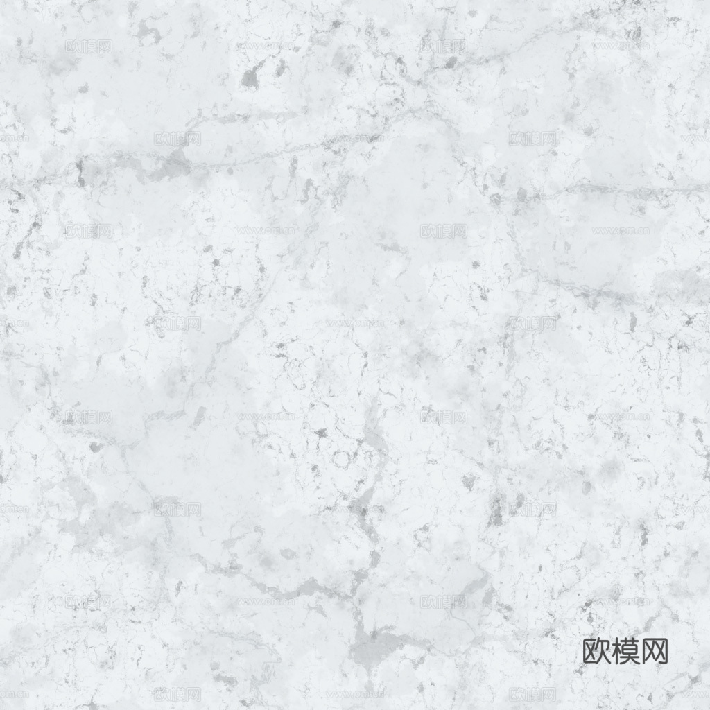 无缝白色大理石 PBR材质贴图 1k