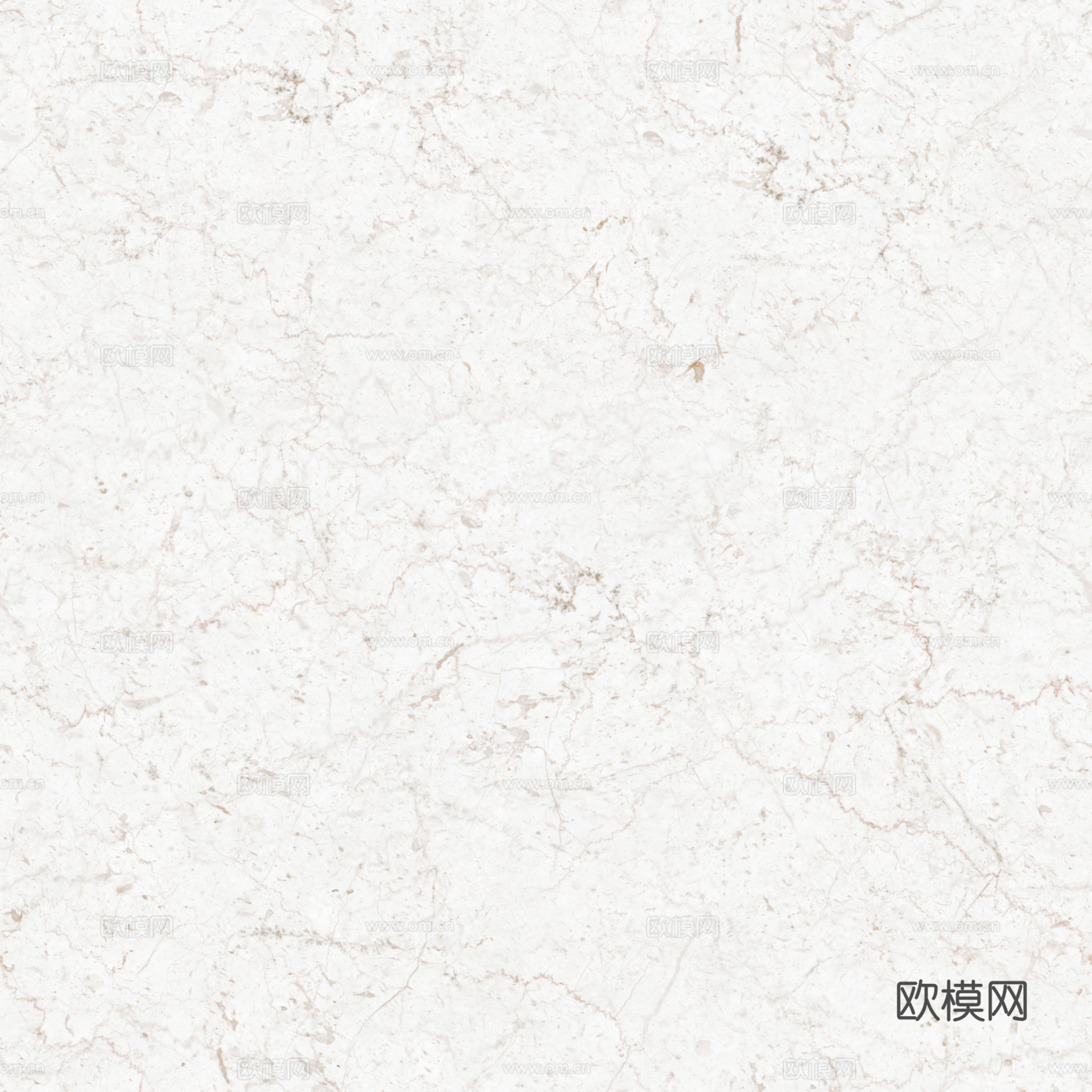 无缝白色大理石 PBR材质贴图 2k