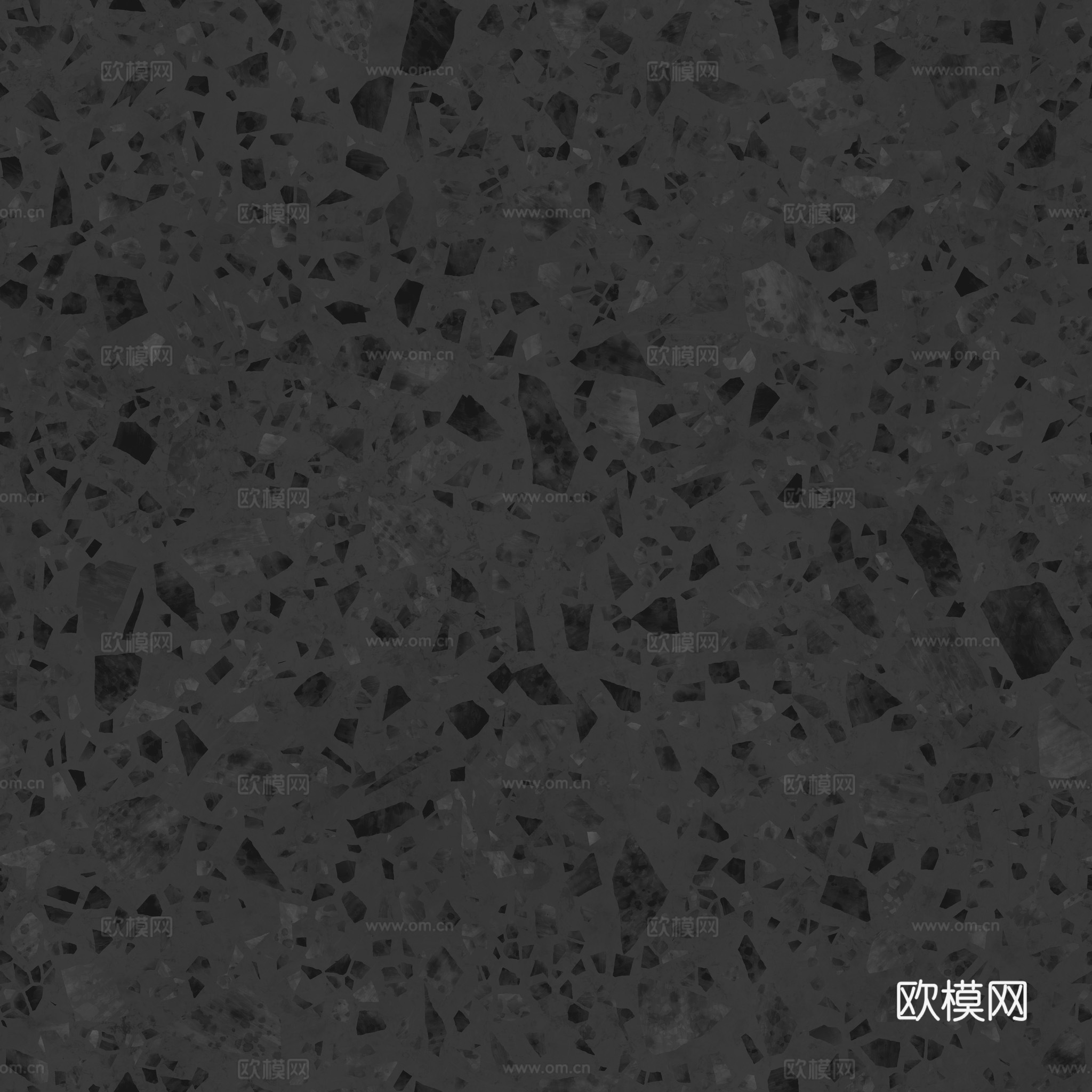 白底拼色水磨石 PBR材质贴图 1k