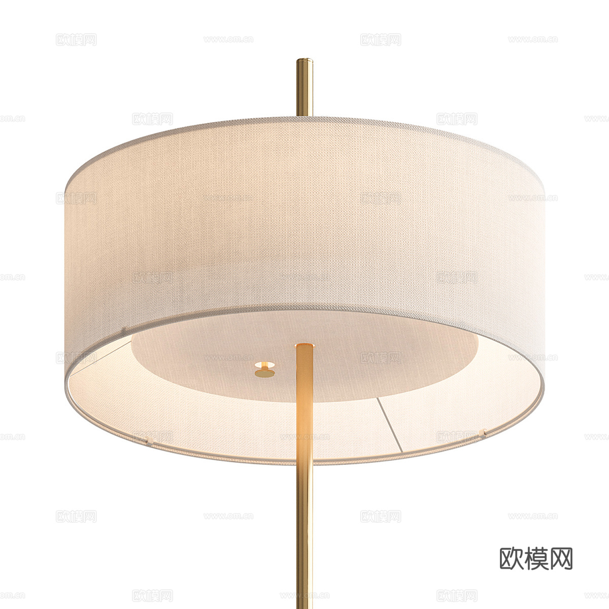 现代意式落地灯3d模型下载（渲染图4）