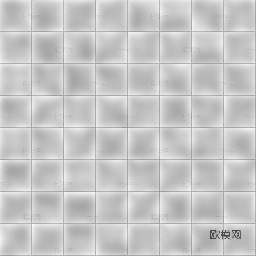 无缝青花瓷图案花砖地砖 PBR材质贴图 1k