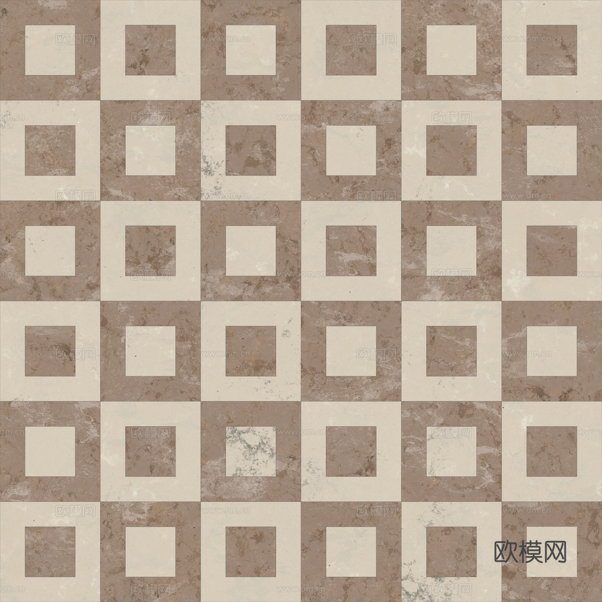 欧式 简欧 法式 无缝拼色拼花瓷砖地砖 PBR材质贴图 2k