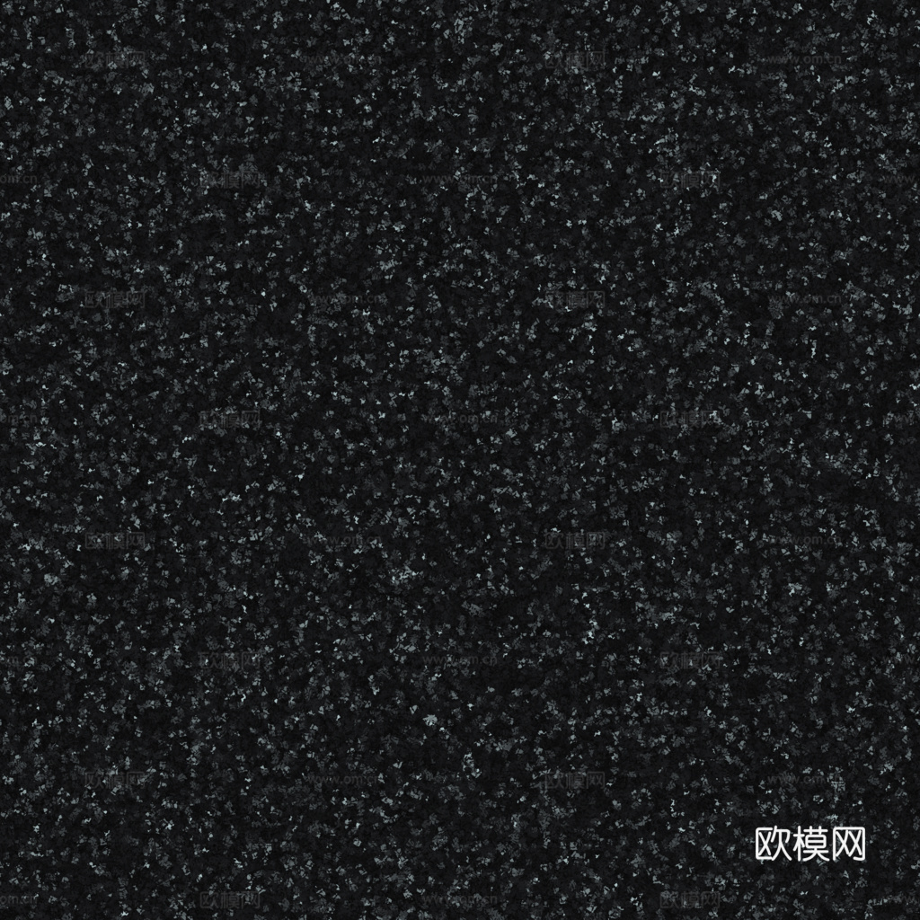 黑色橡胶 PBR材质贴图 1k