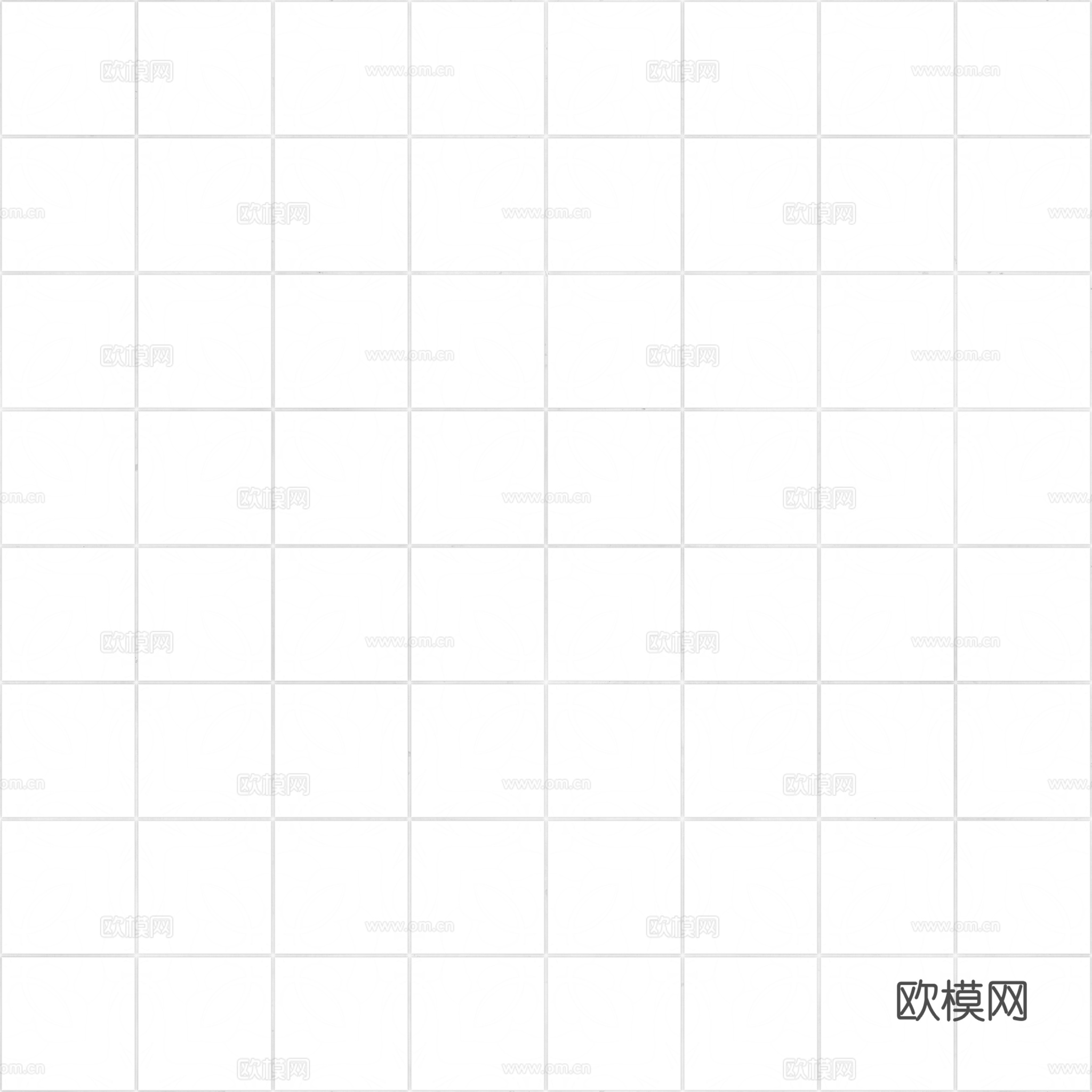 无缝青花瓷图案花砖地砖 PBR材质贴图 2k