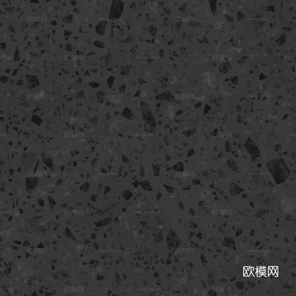 白底拼色水磨石 PBR材质贴图 1k