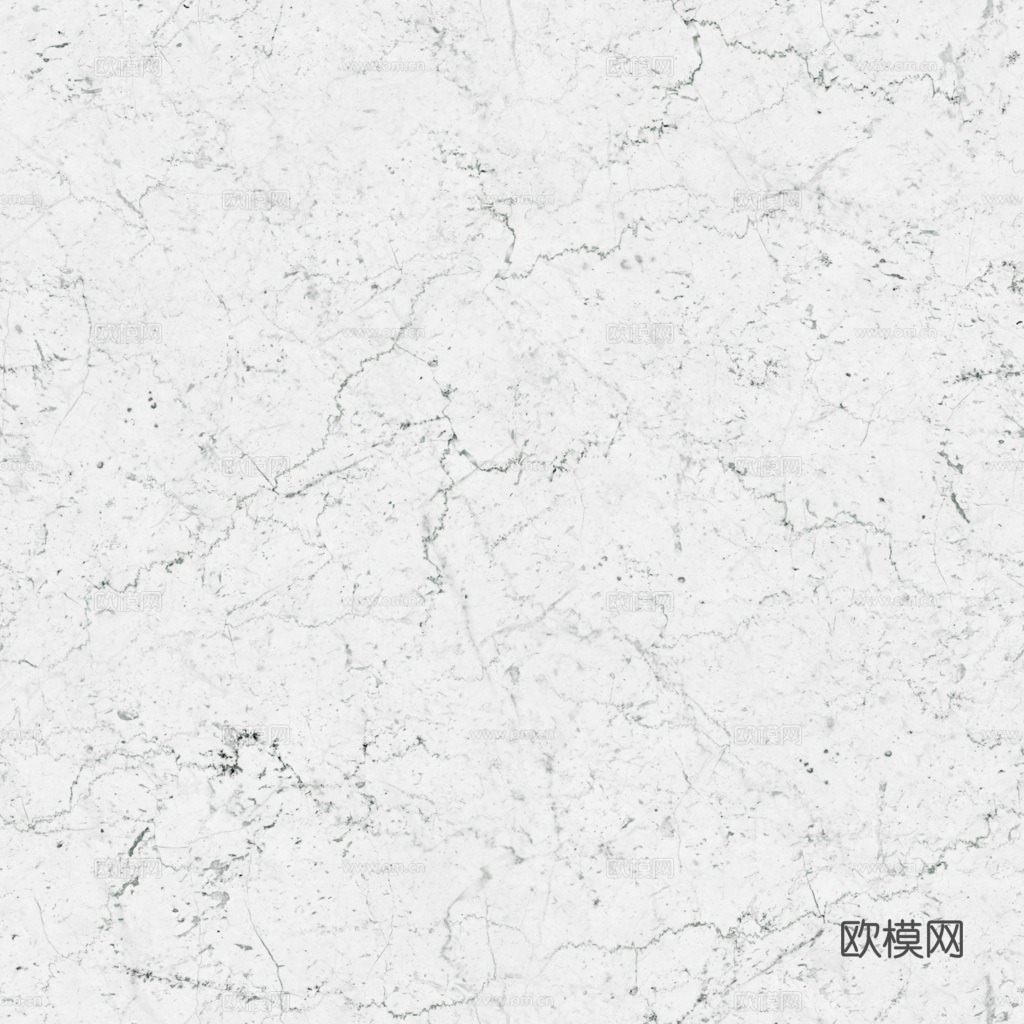 无缝白色大理石 PBR材质贴图 1k