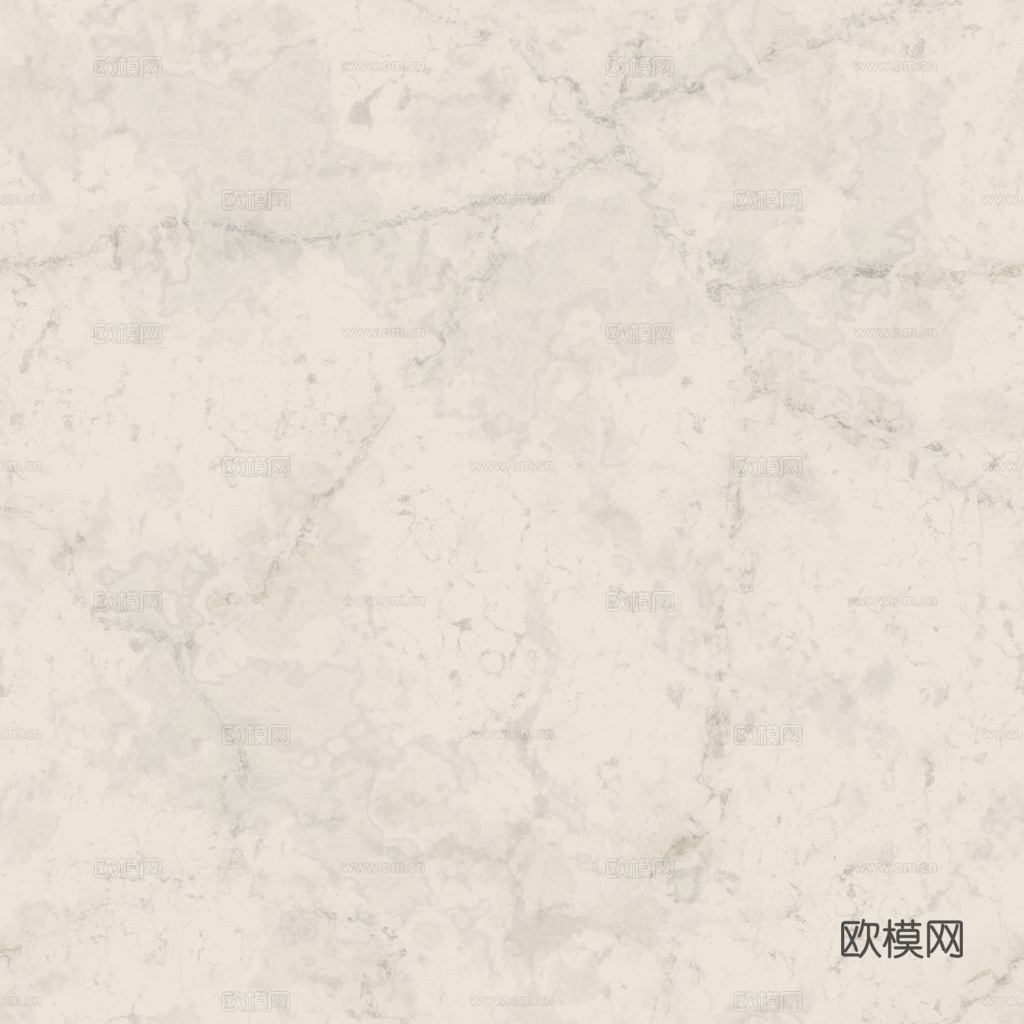 无缝米白色大理石 PBR材质贴图 1k