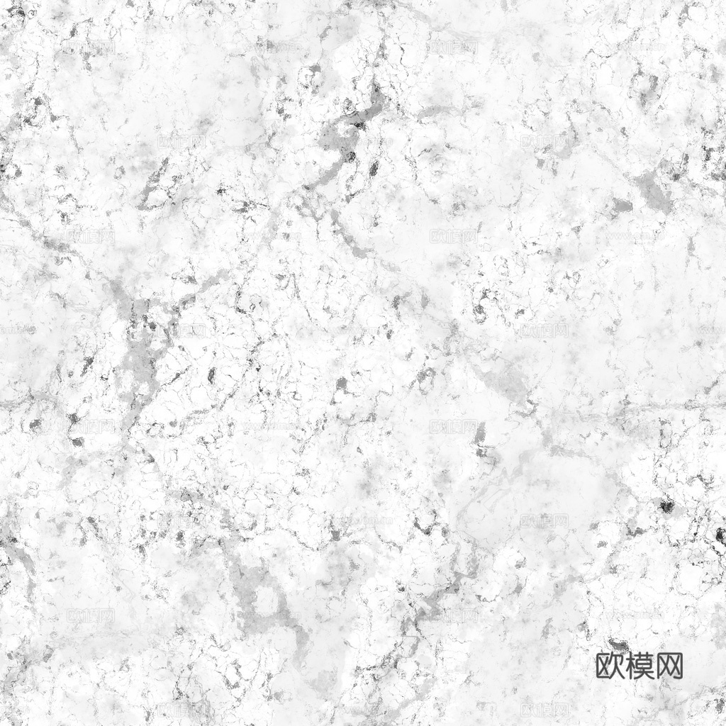 无缝黑色大理石 PBR材质贴图 1k