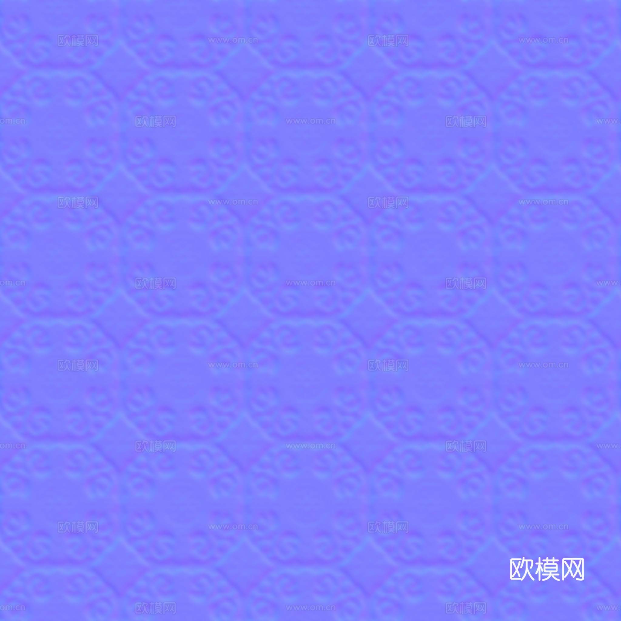 欧式 法式 无缝拼色拼花图案花砖地砖 PBR材质贴图 2k
