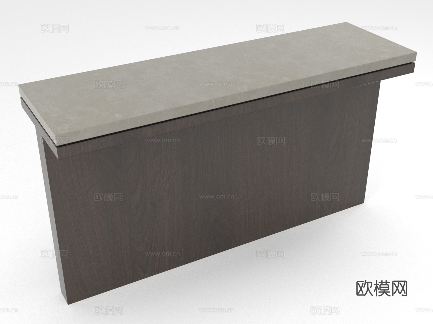 长桌 办公桌 会议桌 接待台3d模型下载（渲染图1）