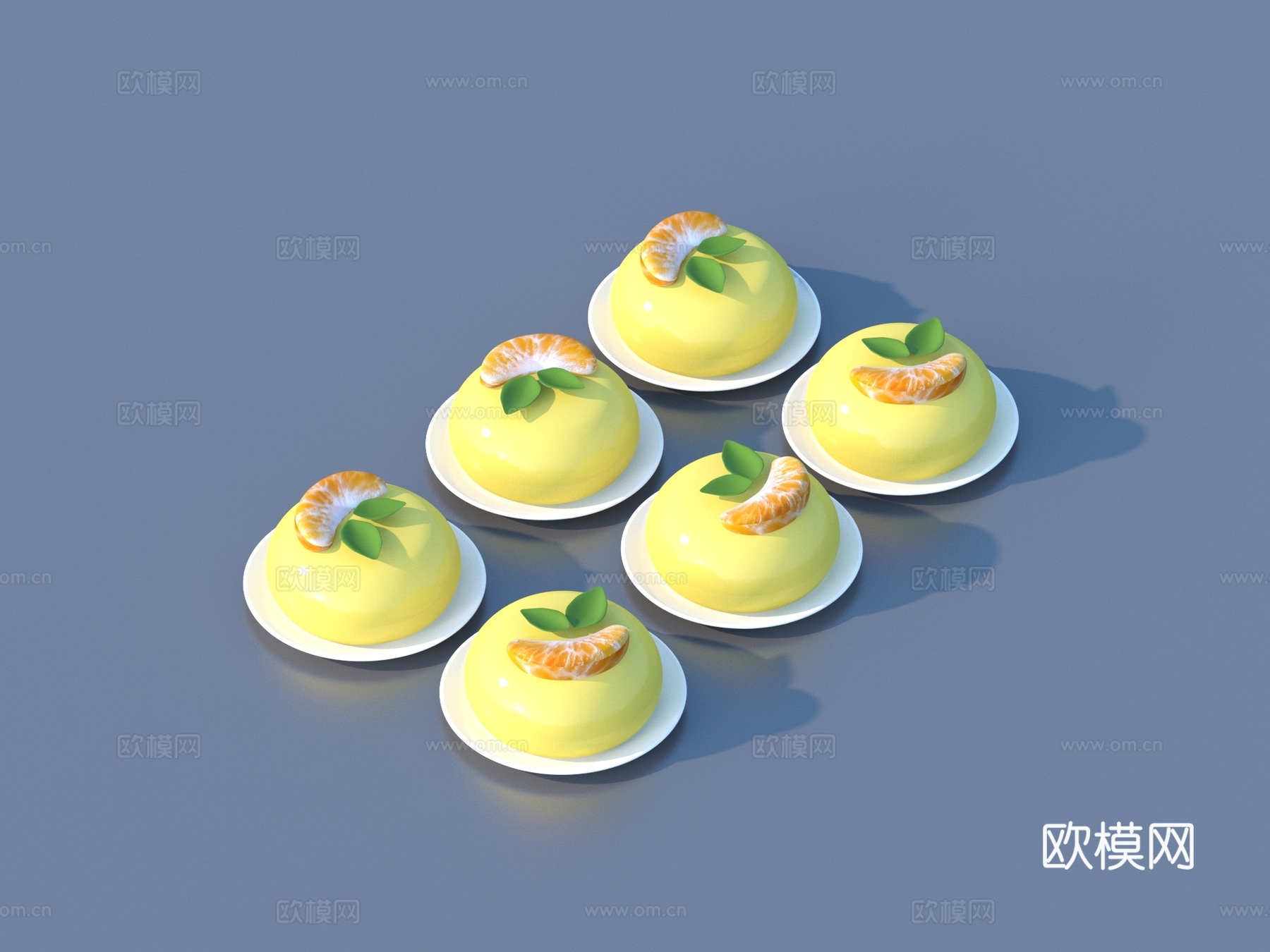面包 甜品 食物 美食3d模型
