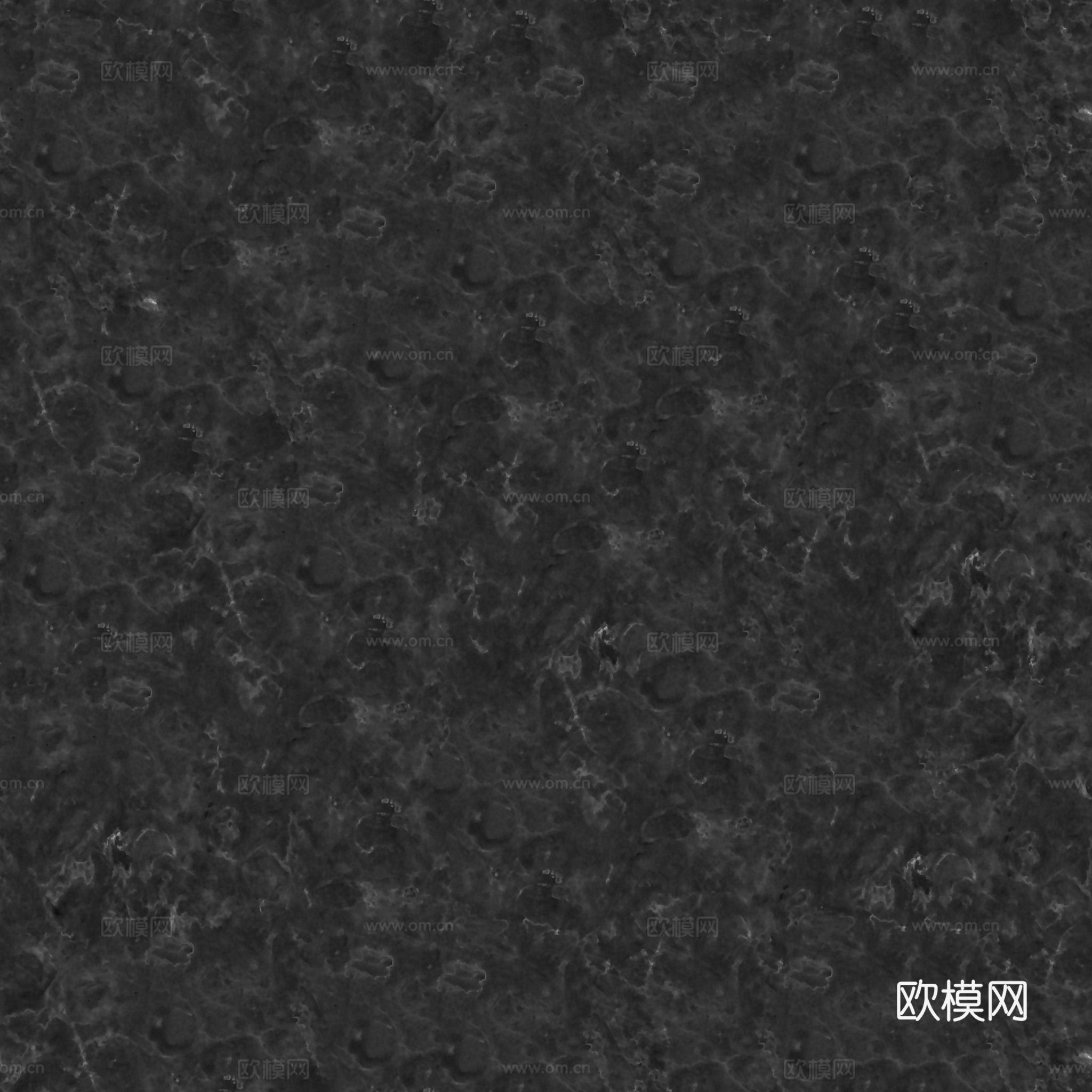 黑色大理石 PBR材质贴图 2k