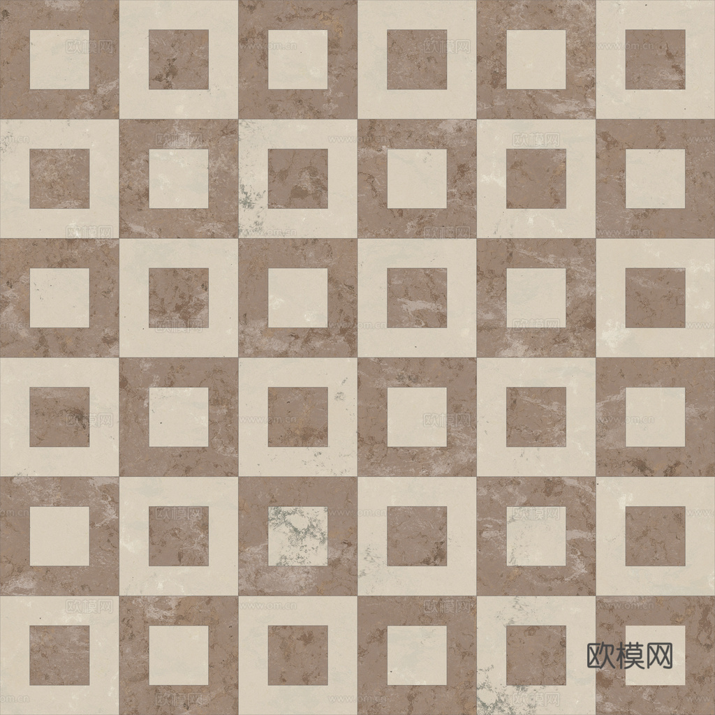 欧式 简欧 法式 无缝拼色拼花瓷砖地砖 PBR材质贴图 1k