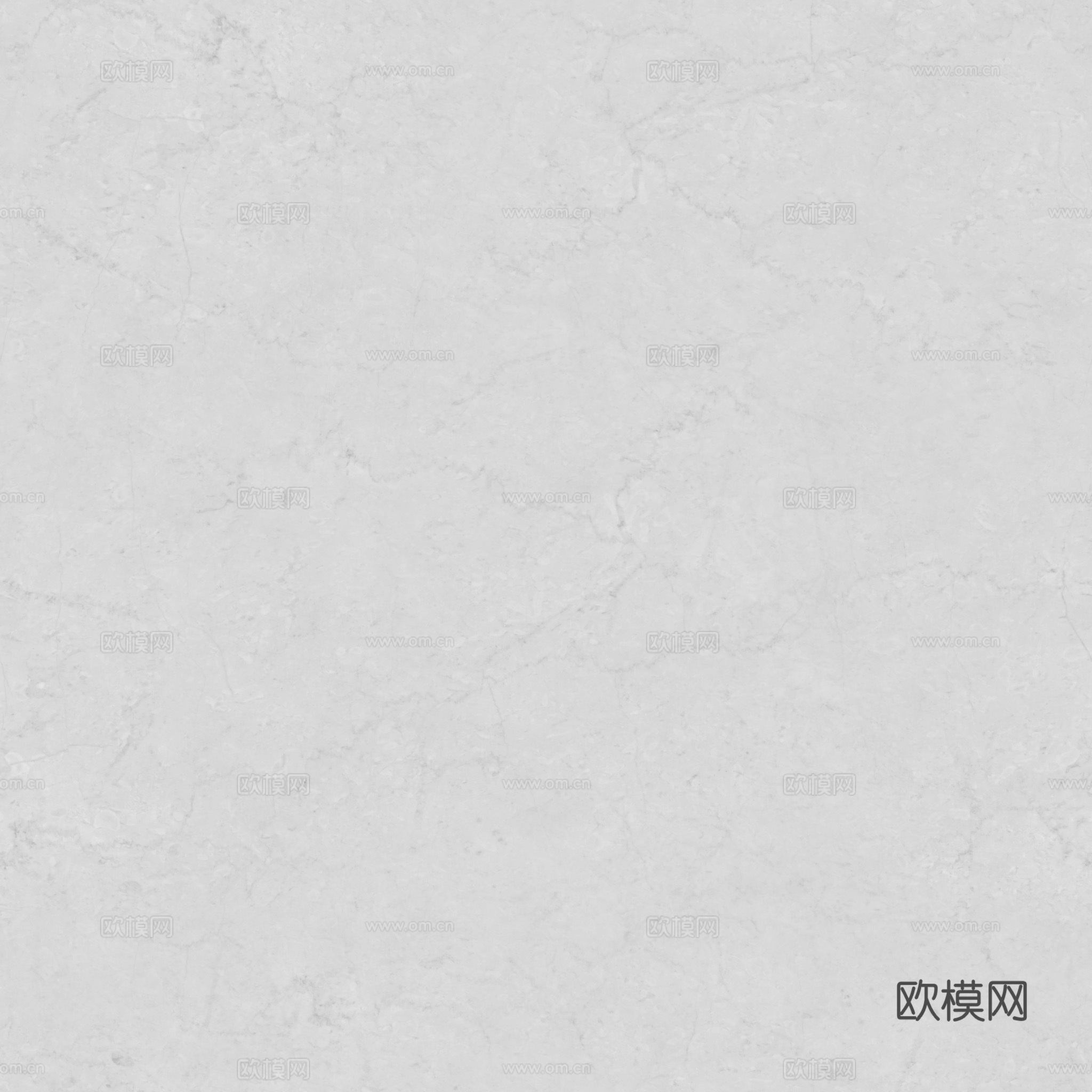无缝浅灰大理石 PBR材质贴图 2k
