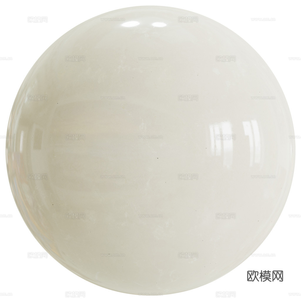 无缝米黄色大理石 PBR材质贴图 1k