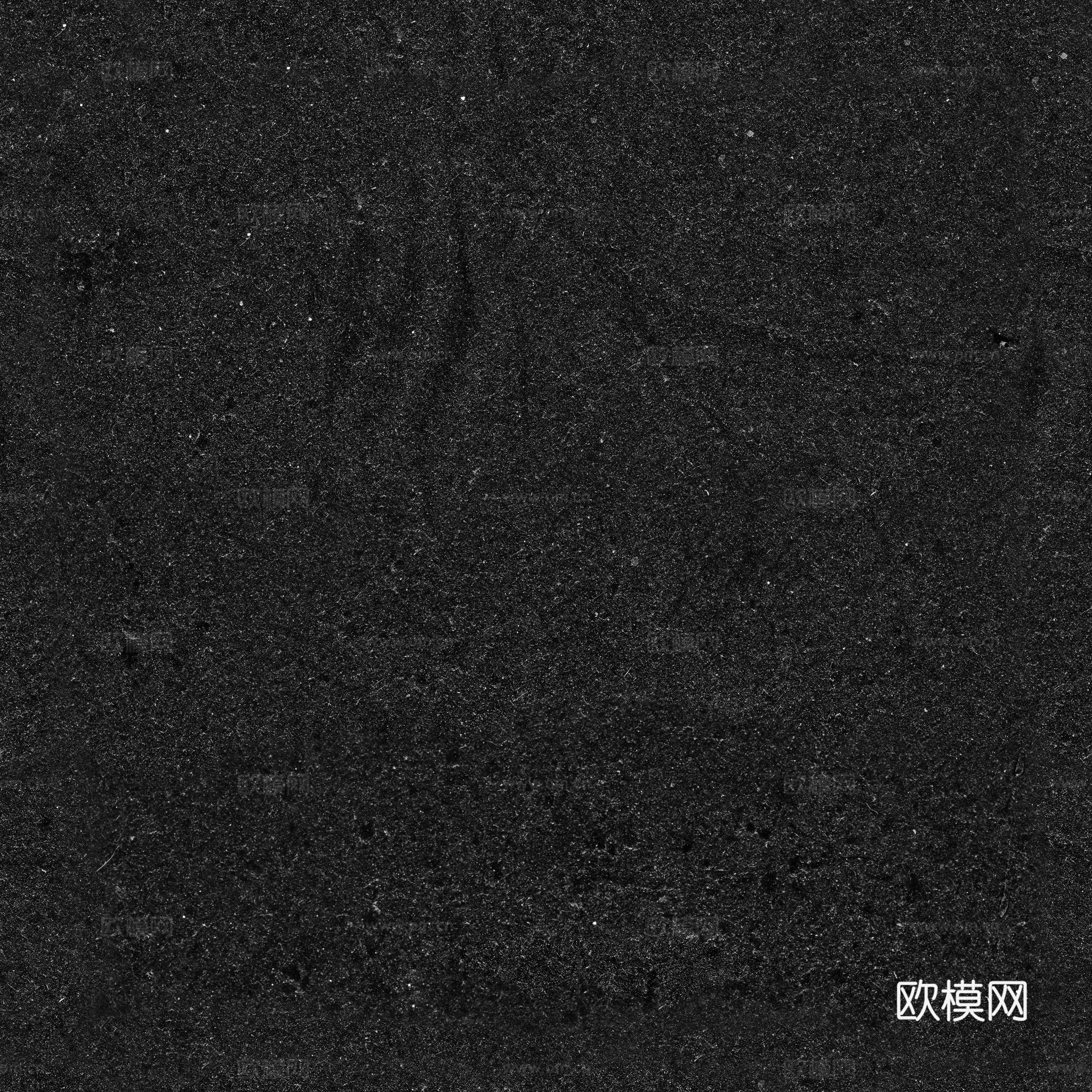 无缝黑色大理石 PBR材质贴图 2k