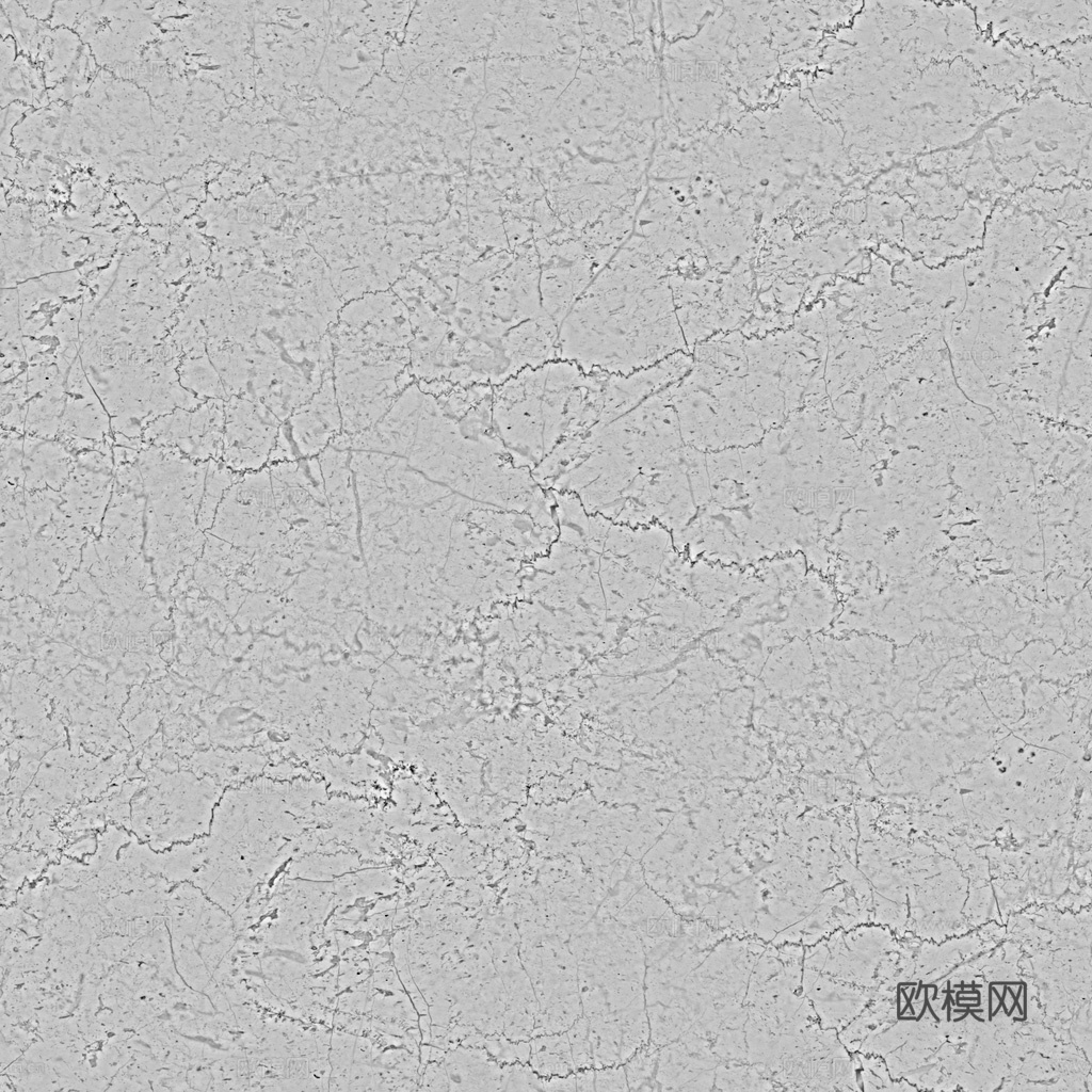 无缝黑色大理石 PBR材质贴图 1k