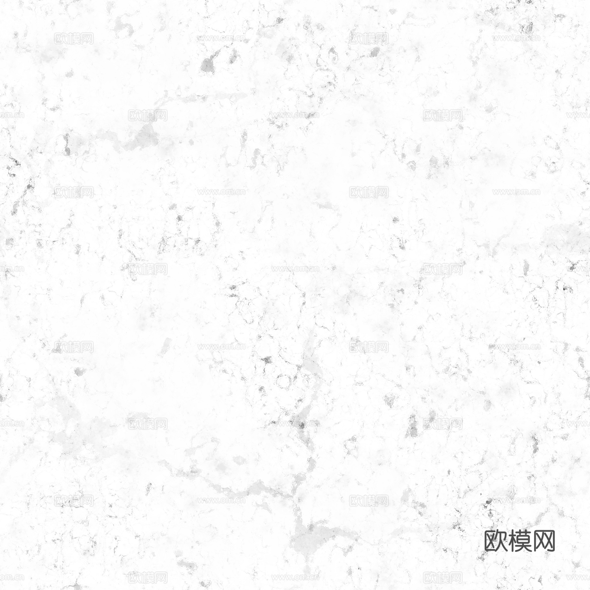 无缝白色大理石 PBR材质贴图 2k