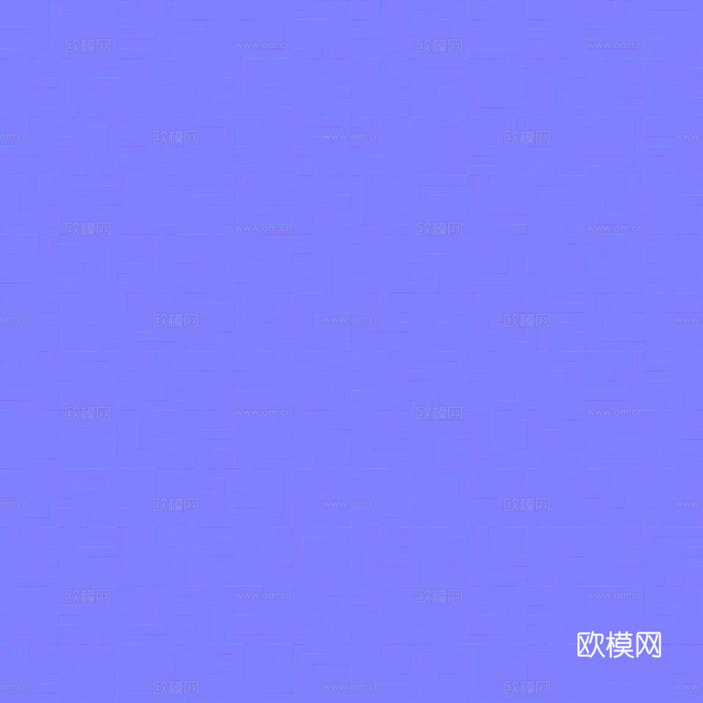 欧式 法式 无缝黑白拼色拼花瓷砖地砖 PBR材质贴图 1k