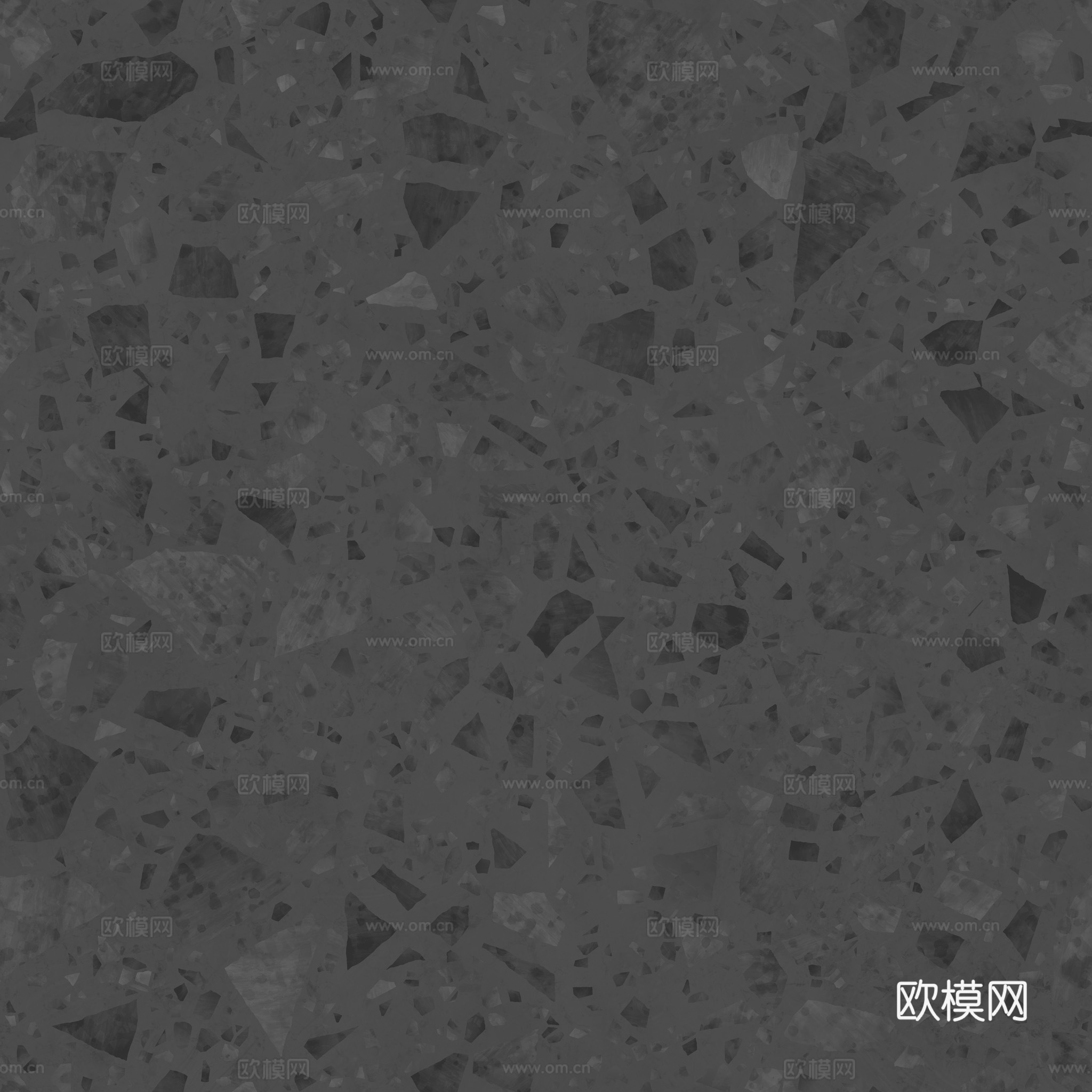 米黄色拼色水磨石 PBR材质贴图 2k