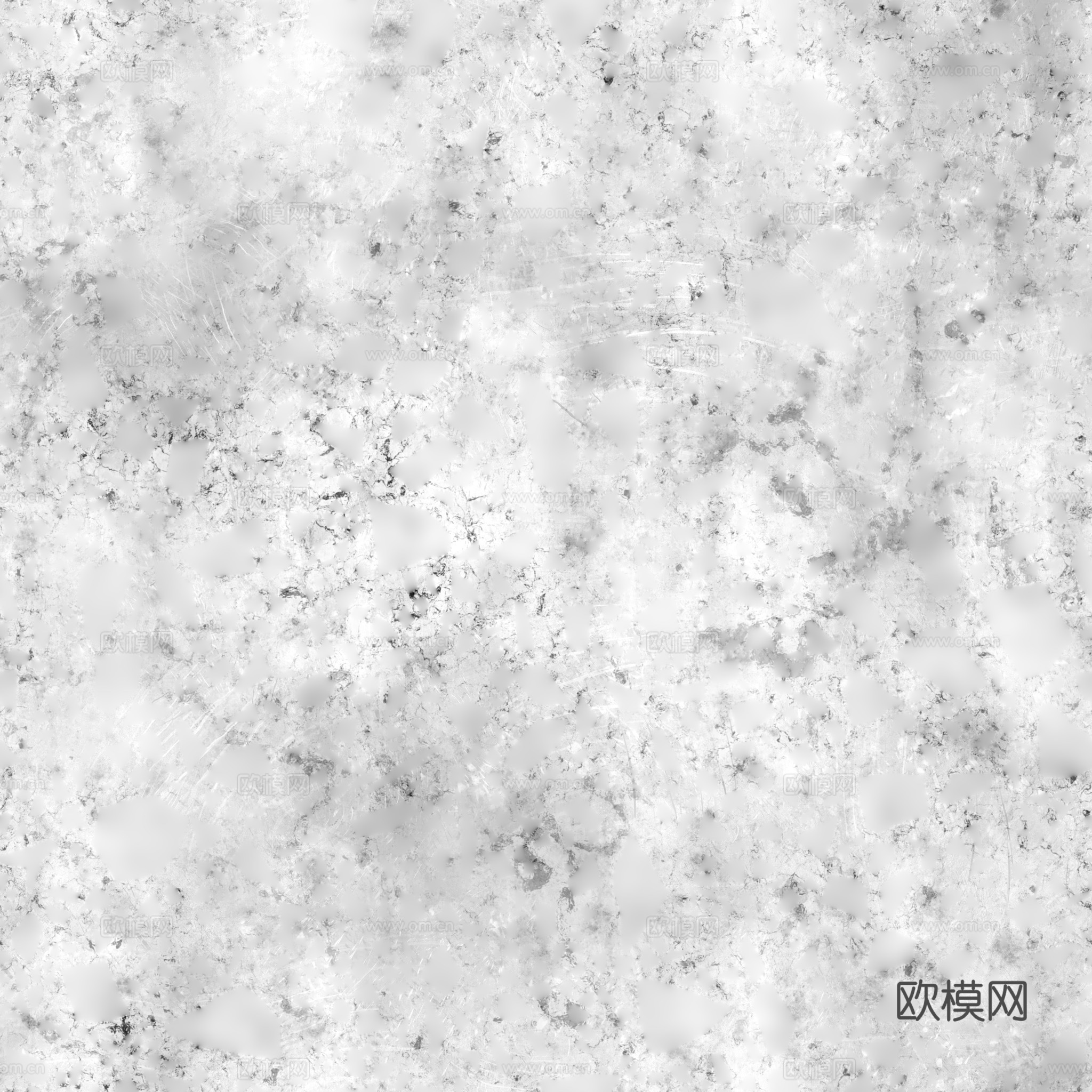 白底拼色水磨石 PBR材质贴图 1k