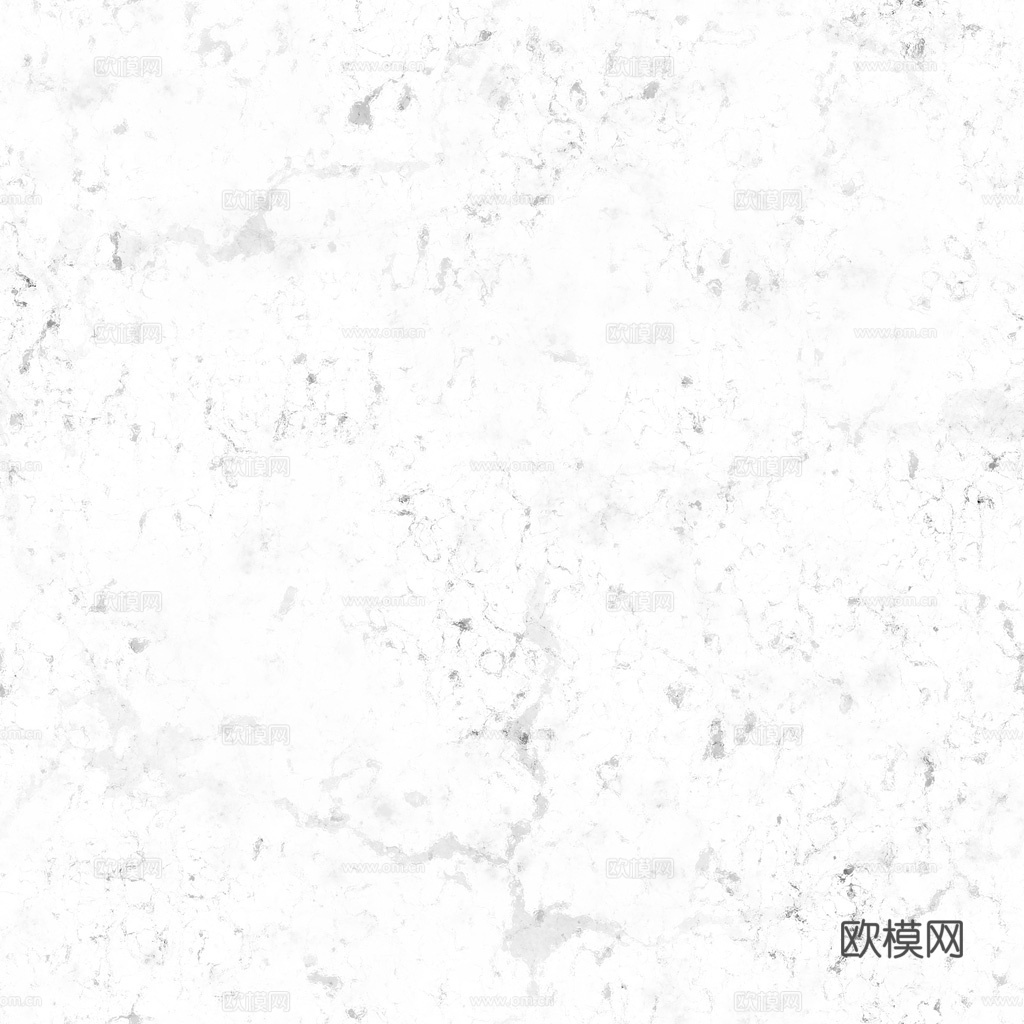 无缝白色大理石 PBR材质贴图 1k