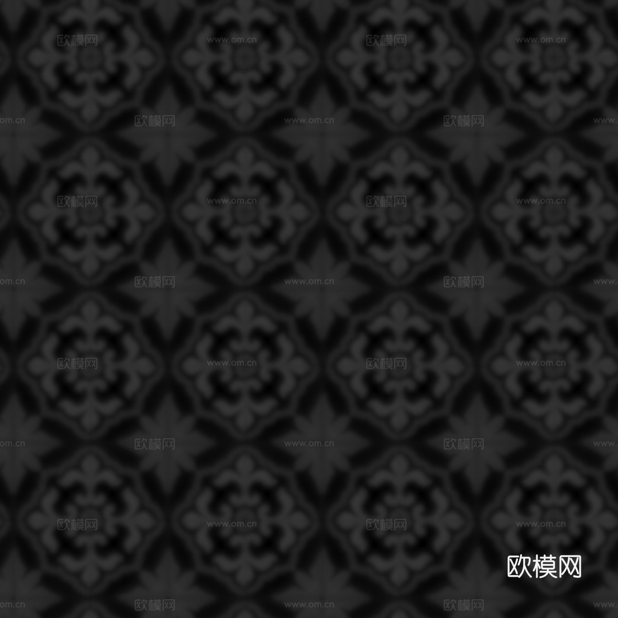 无缝拼色图案花砖地砖 PBR材质贴图 2k