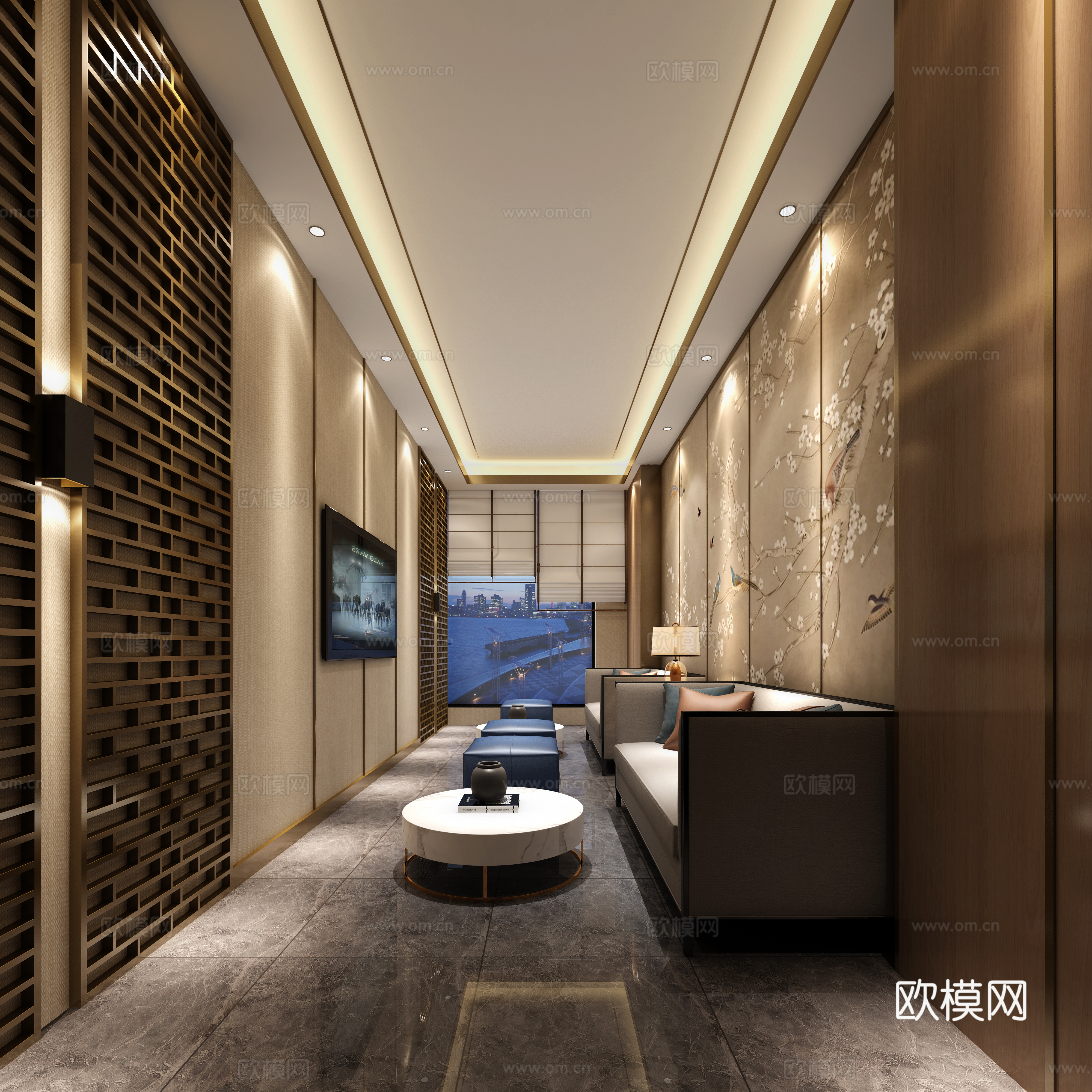 吸烟室3d模型下载