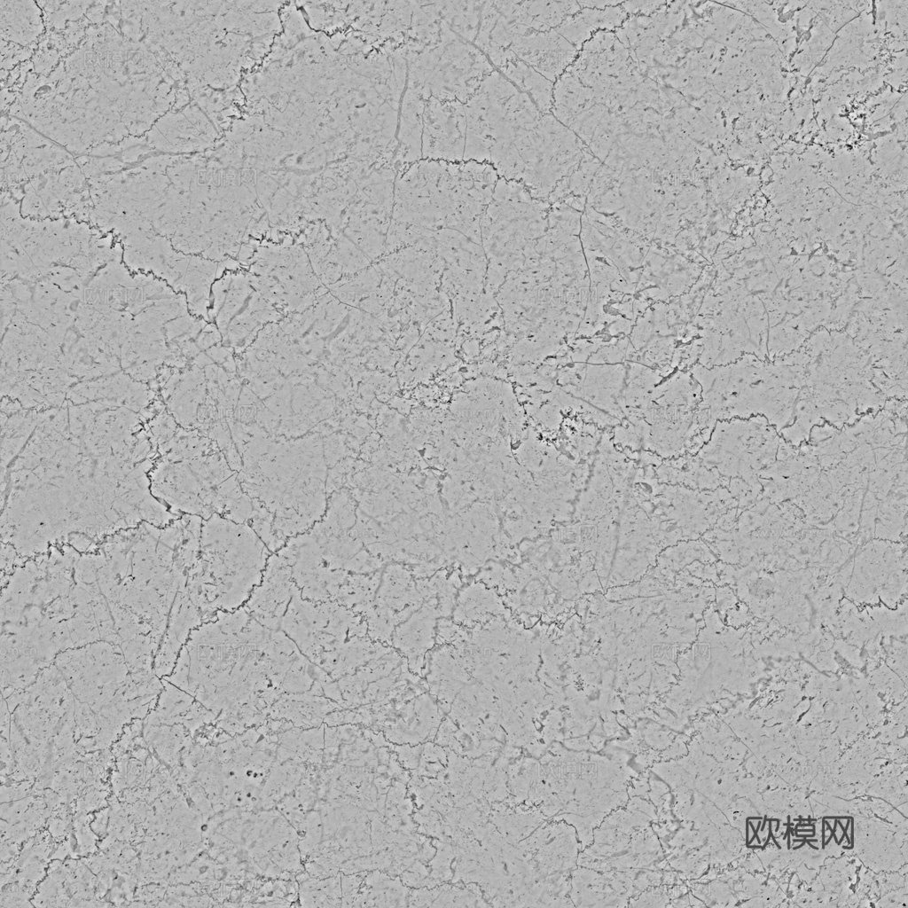 无缝墨蓝色大理石 PBR材质贴图 1k