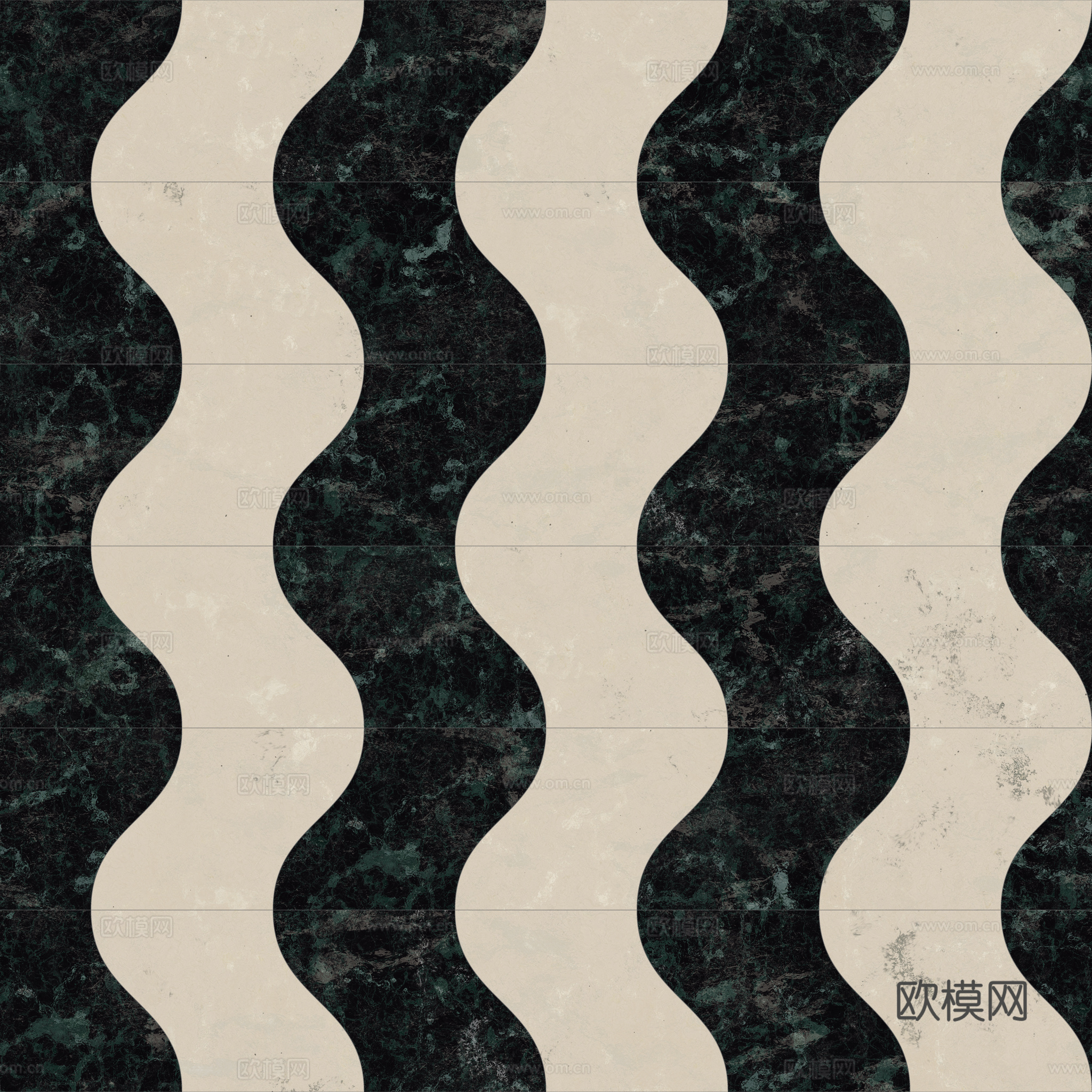 欧式 简欧 法式 无缝拼色拼花瓷砖地砖 PBR材质贴图 2k