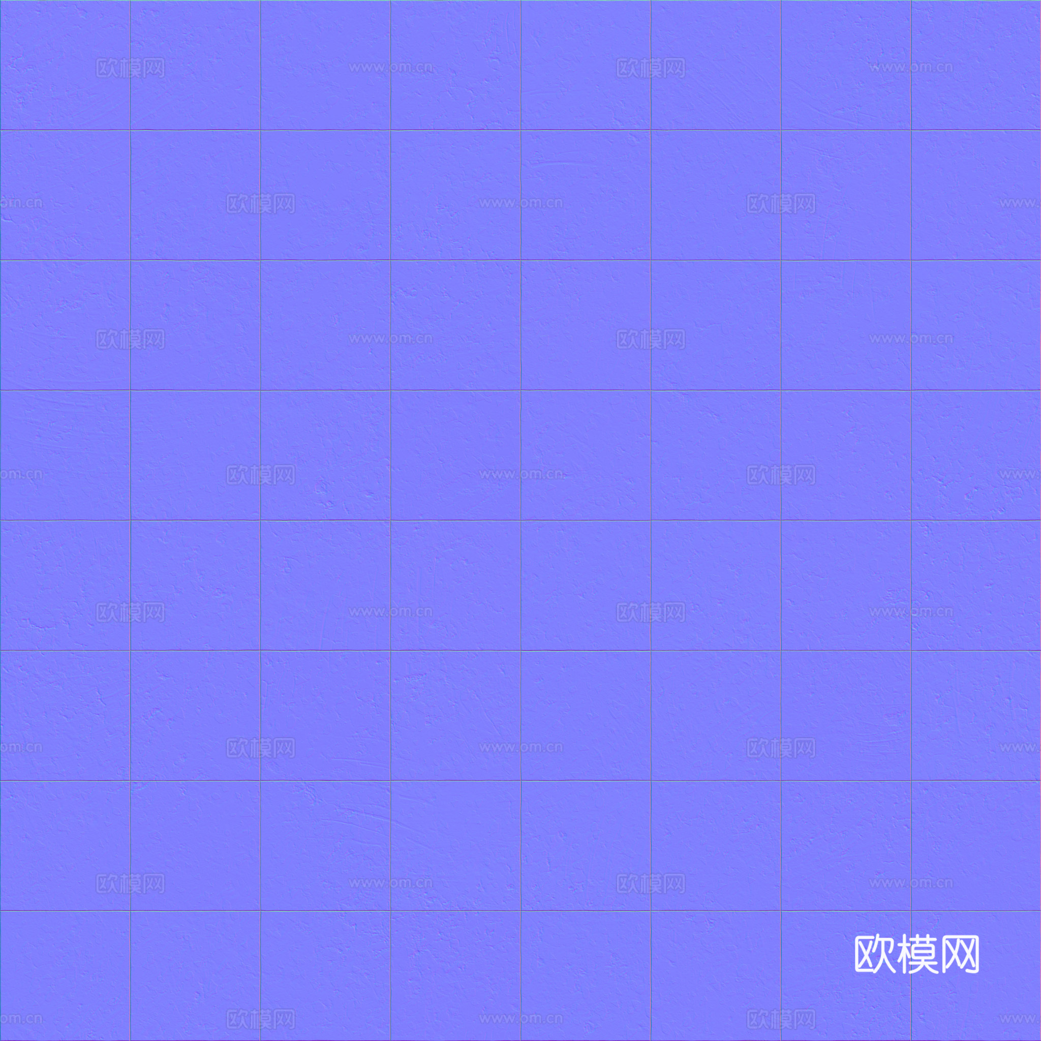 白色水磨石瓷砖地砖 PBR材质贴图 2k