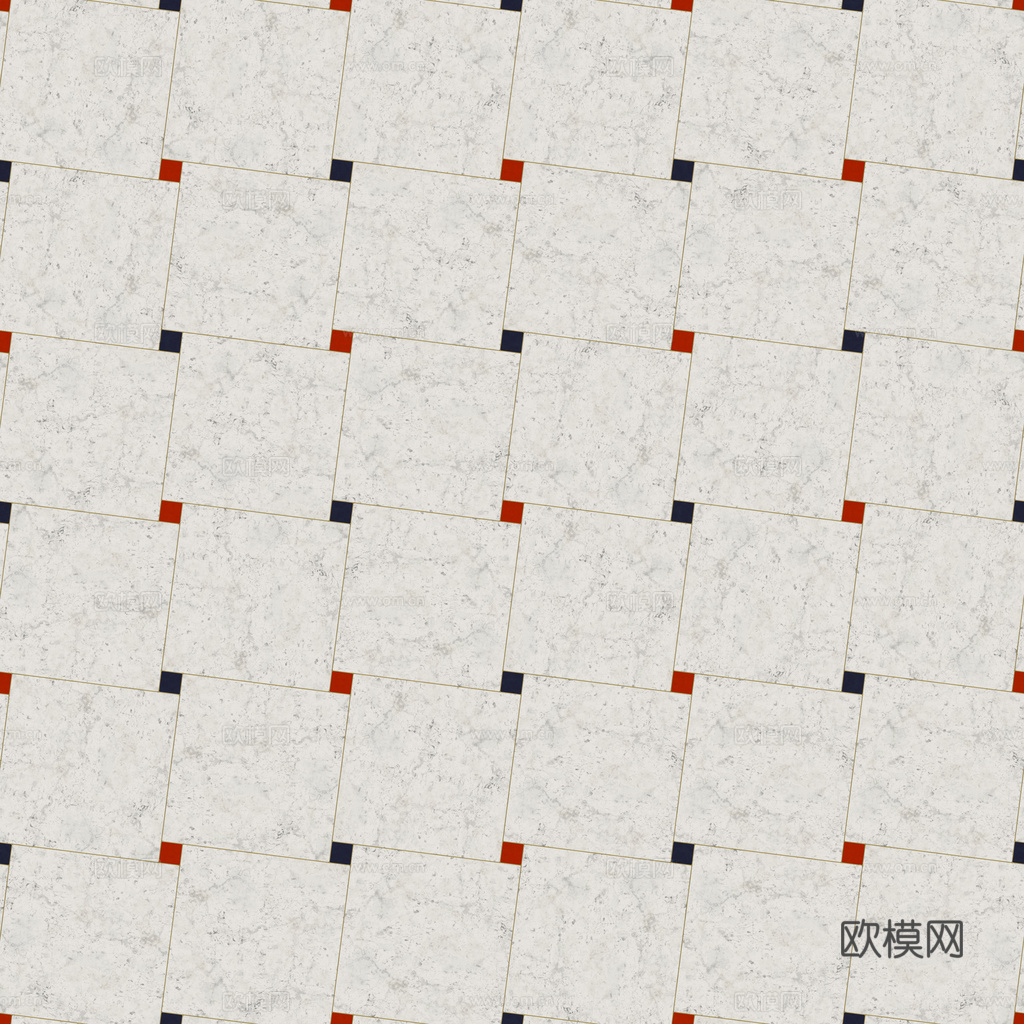 欧式 简欧 法式 无缝拼花瓷砖地砖 PBR材质贴图 1k