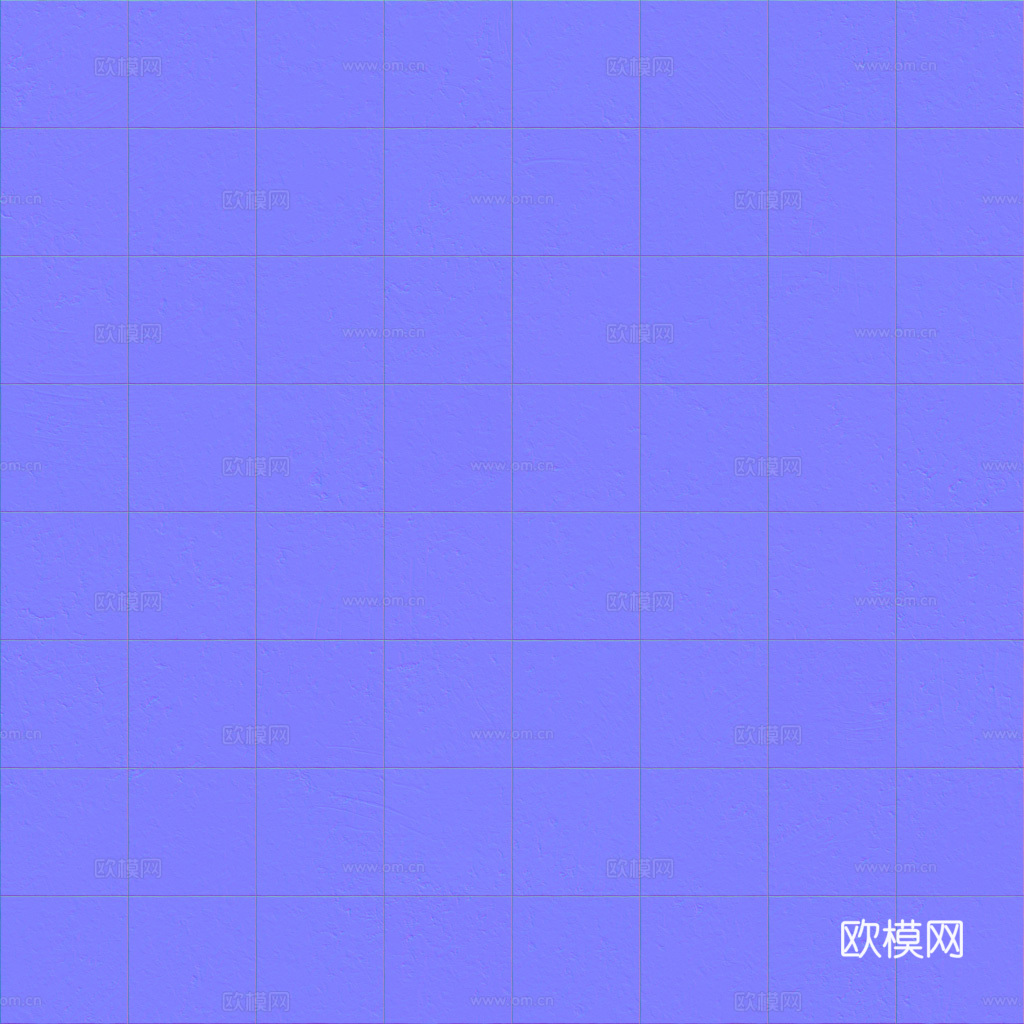 白色水磨石瓷砖地砖 PBR材质贴图 1k