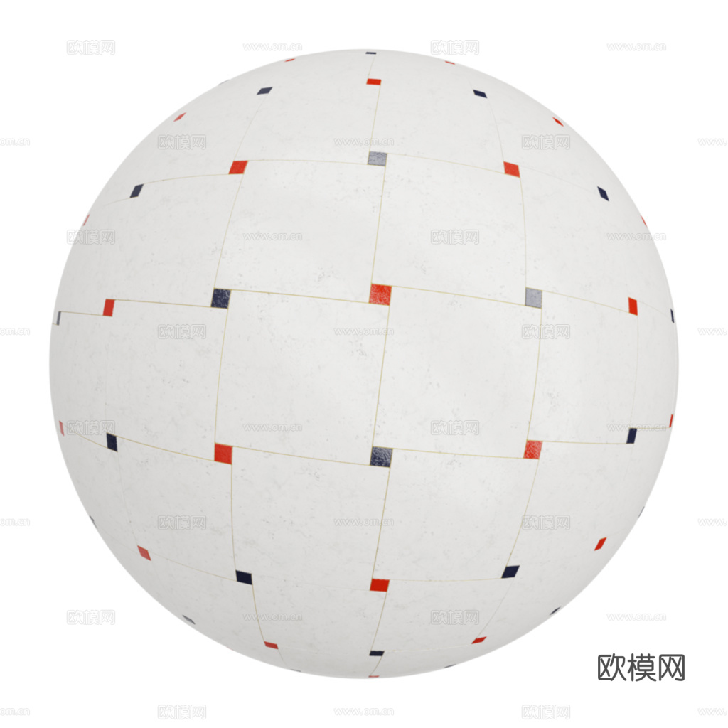 欧式 简欧 法式 无缝拼花瓷砖地砖 PBR材质贴图 1k