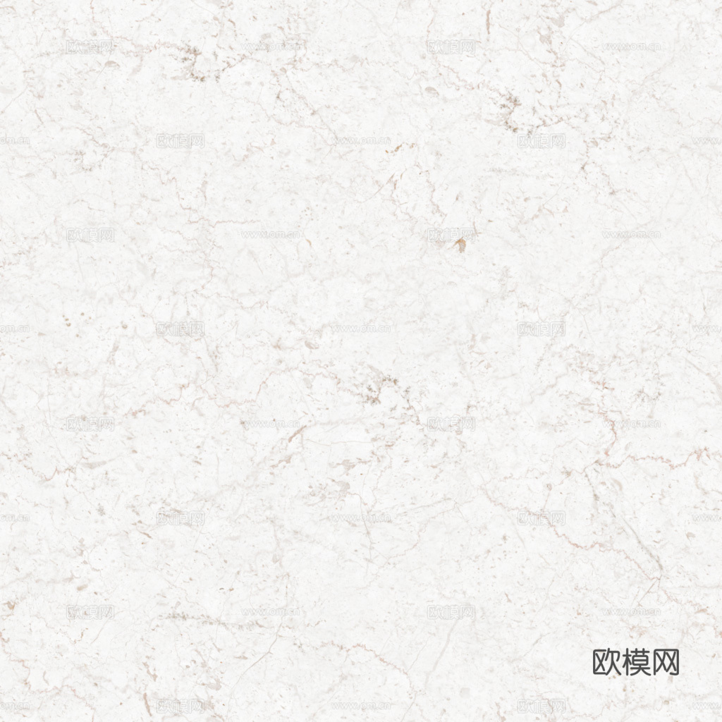 无缝白色大理石 PBR材质贴图 1k