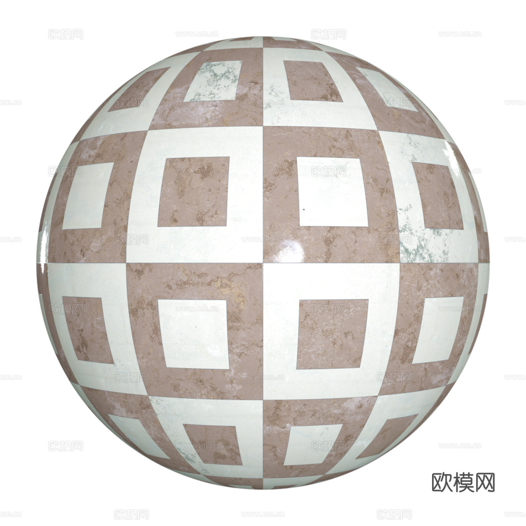 欧式 简欧 法式 无缝拼色拼花瓷砖地砖 PBR材质贴图 1k