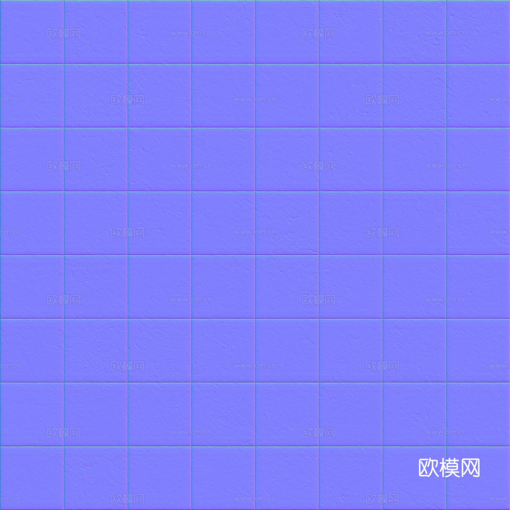 白色水磨石瓷砖地砖 PBR材质贴图 1k