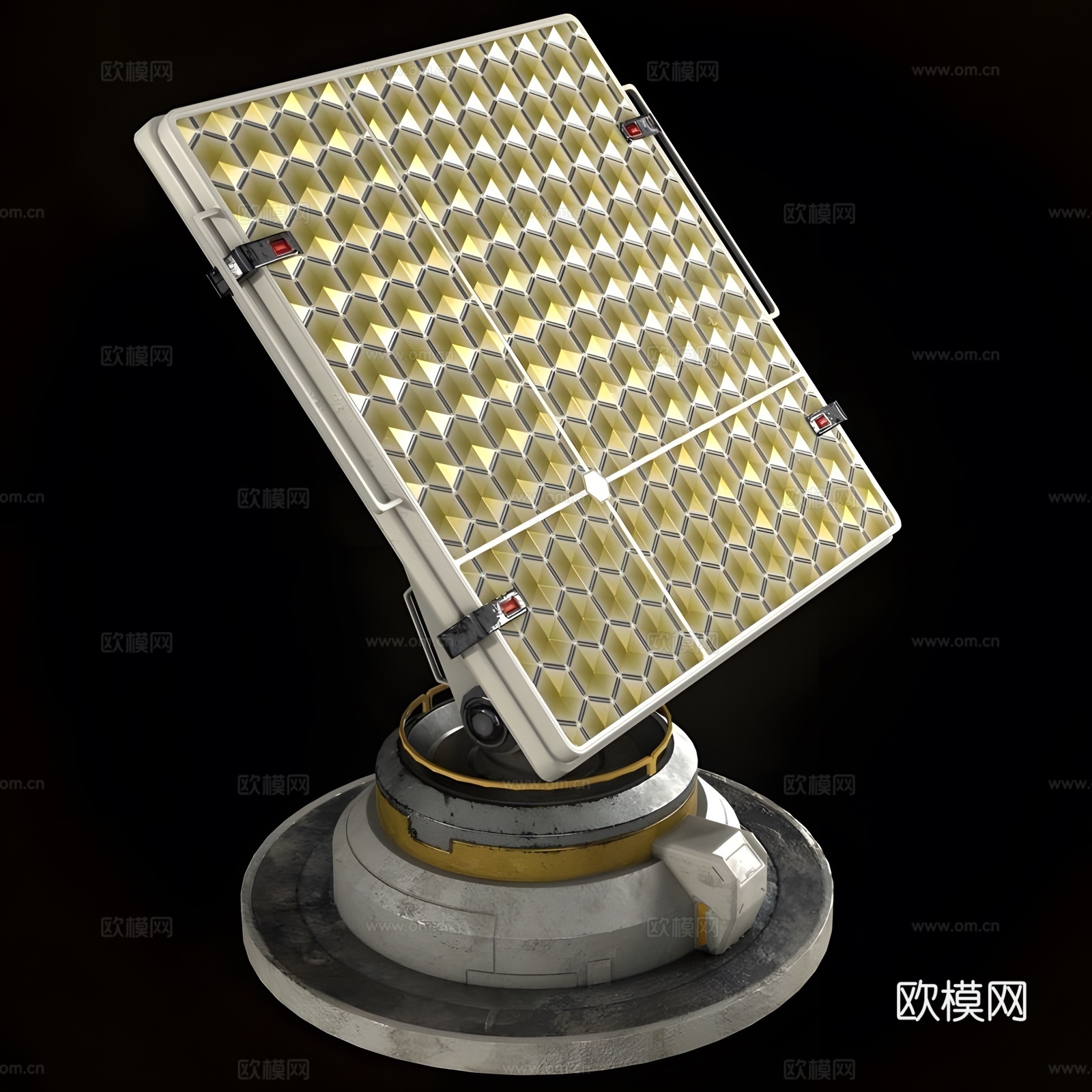 太阳能板3d模型下载