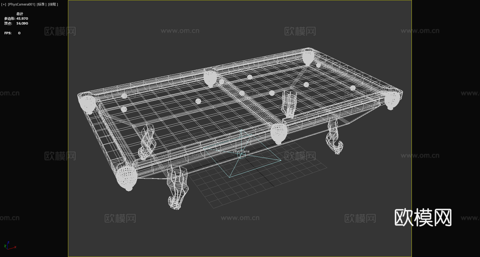 台球桌 斯诺克桌 桌球台 游戏桌3d模型下载（渲染图6）